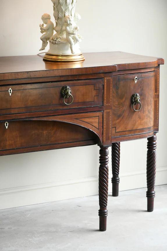 Large Georgian Mahogany Sideboard (1 of 10)