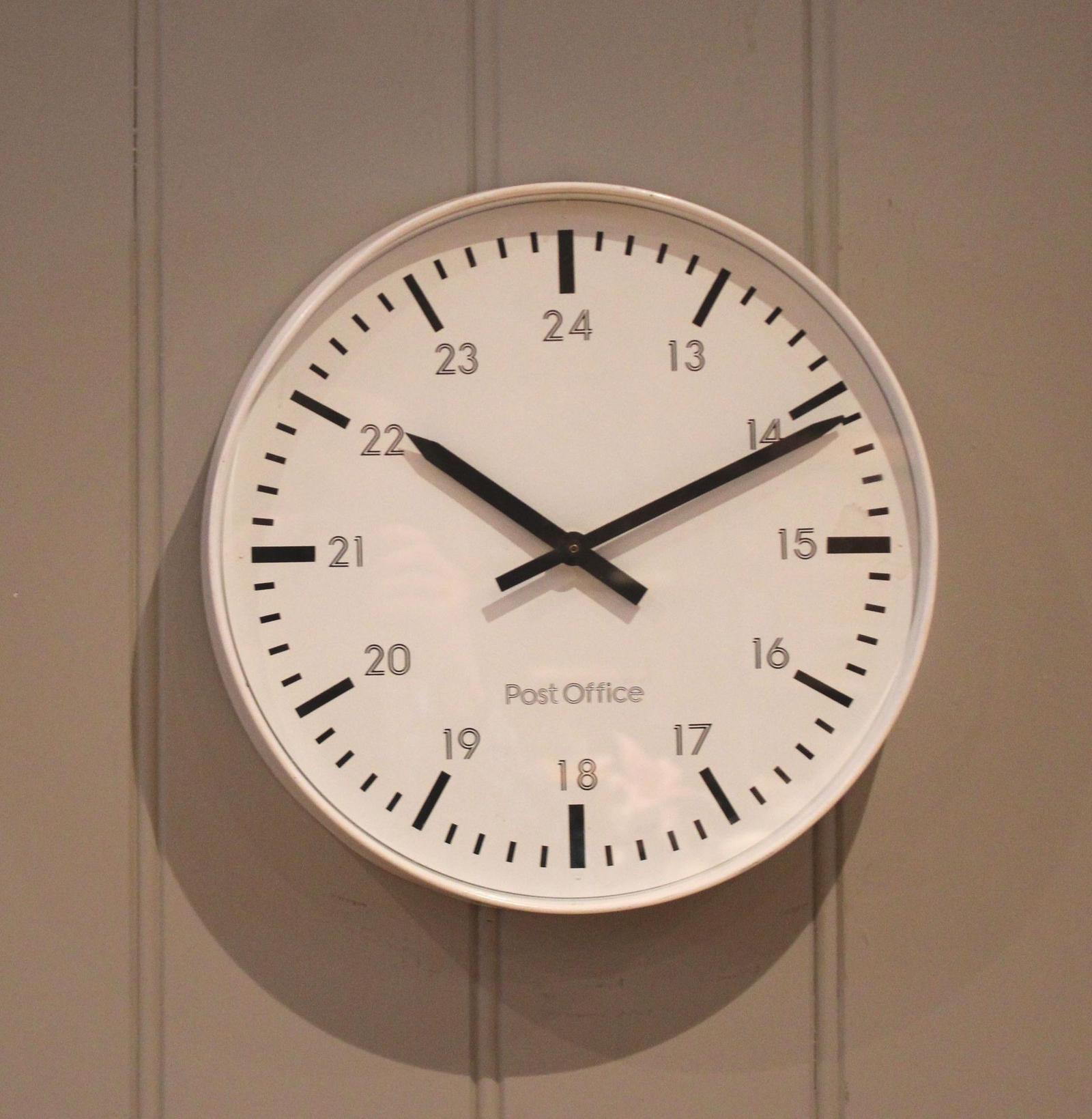 Vintage Cream Post Office Wall Clock (1 of 10)