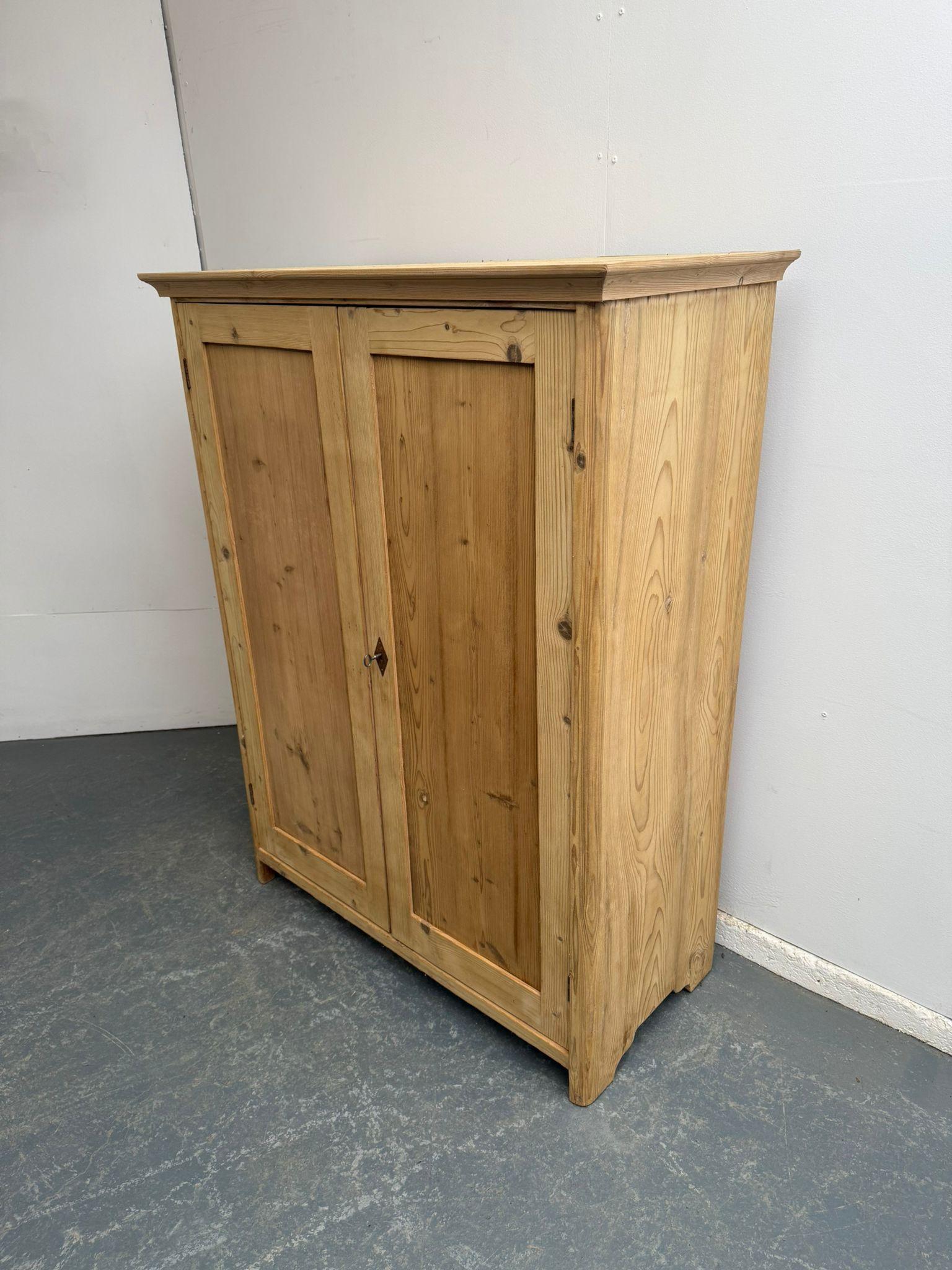 An Amazing Antique / Old Pine Victorian 4 Drawer Storage Cupboard to Wax/paint (1 of 10)