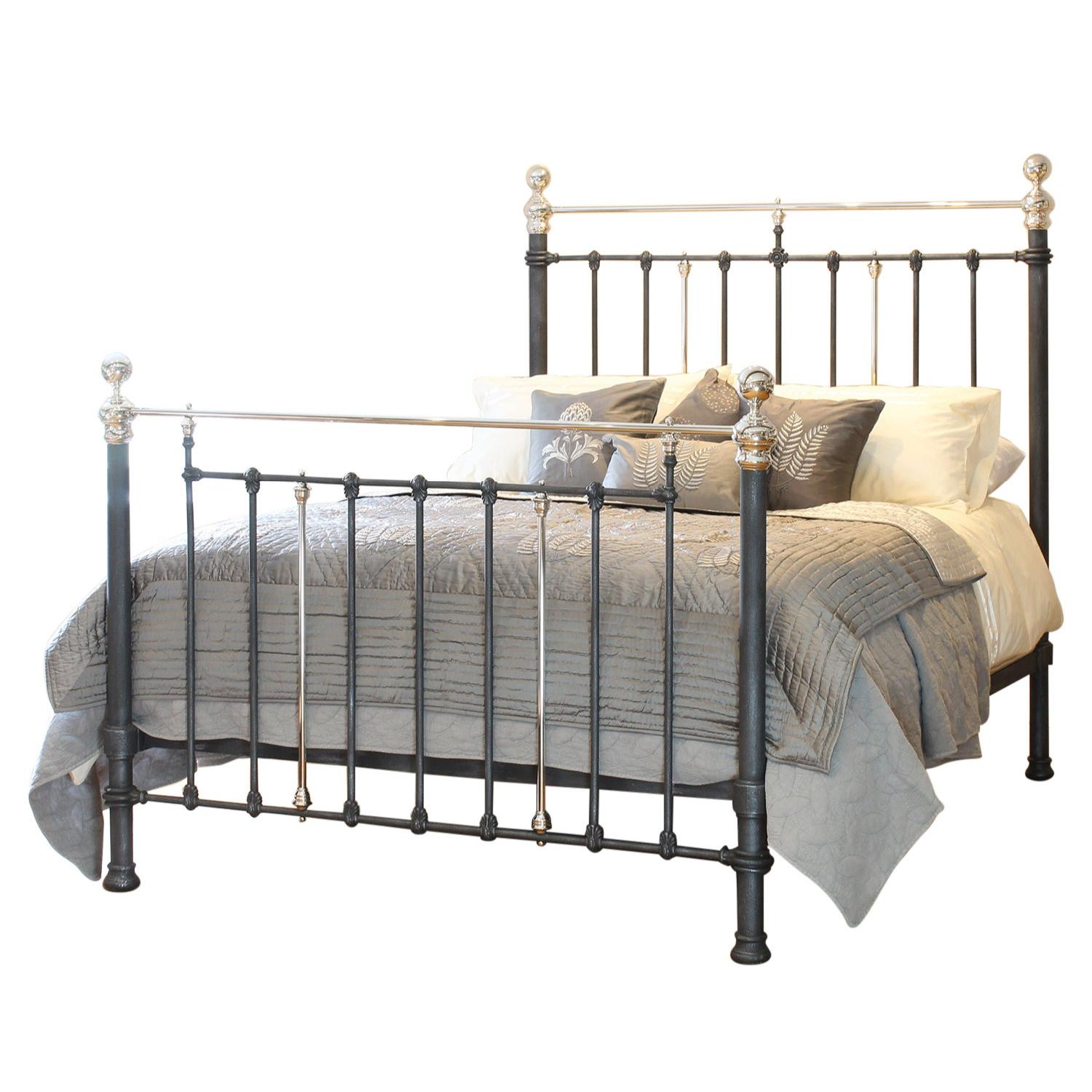 King Size Bed in Charcoal & Nickel (1 of 8)
