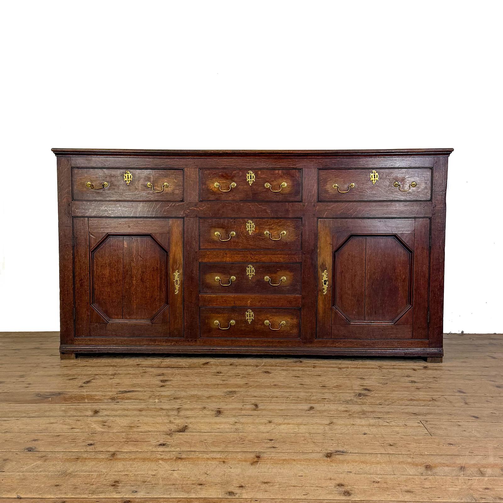 Antique Early 19th Century Oak Dresser Base (1 of 11) Antique Early 19th Century Oak Dresser Base (1 of 11)