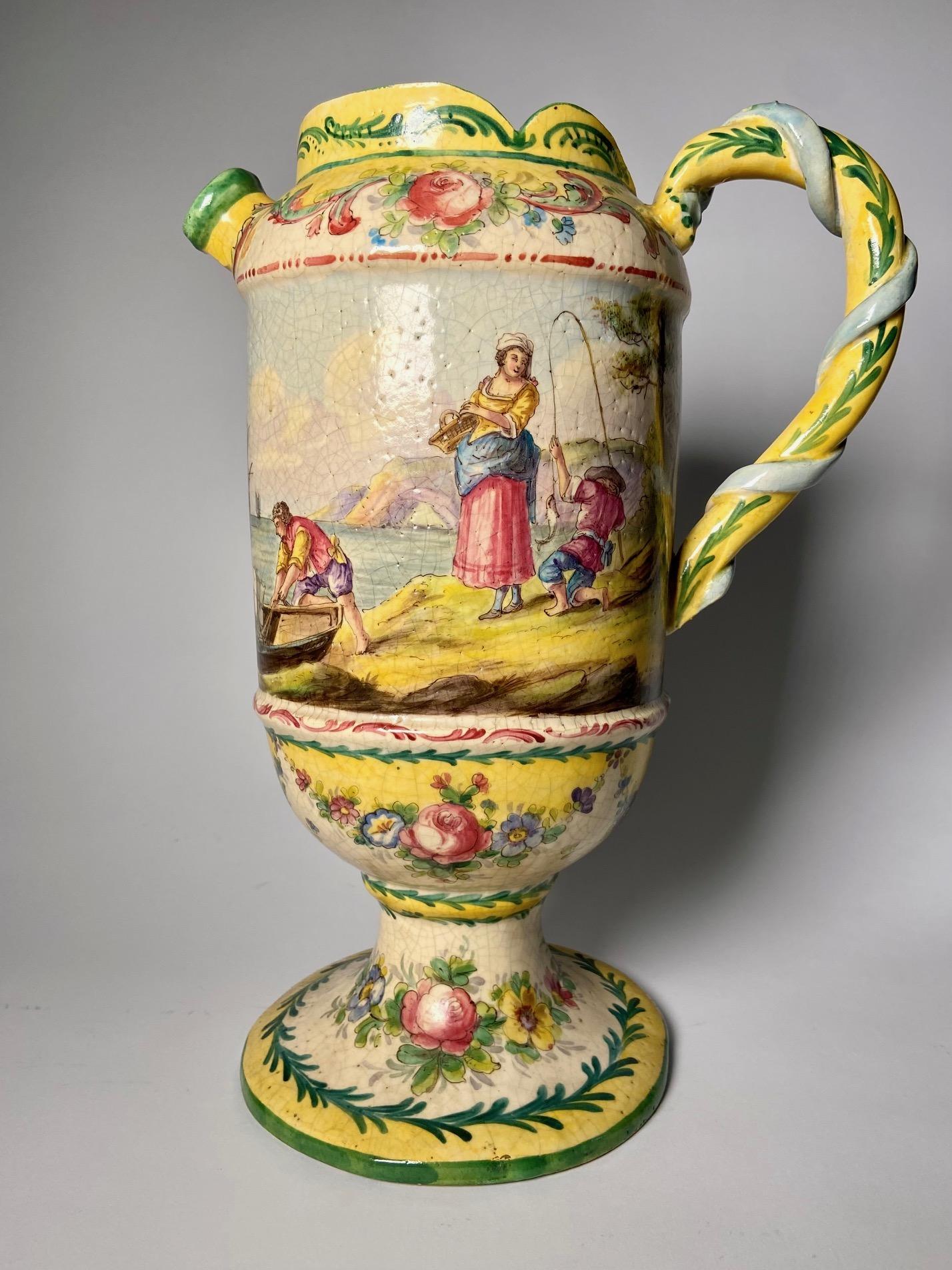 Antique French Earthenware Ewer (1 of 8) Antique French Earthenware Ewer (1 of 8)