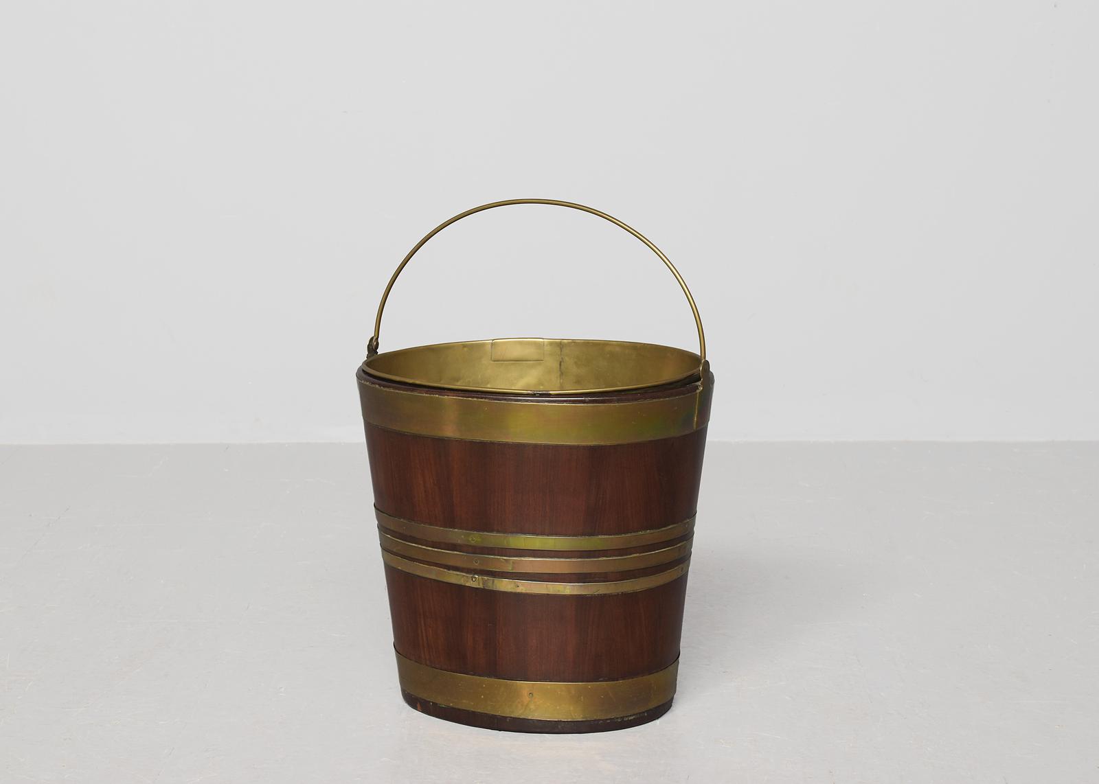 Georgian Dutch Mahogany & Brass Bound Tea Bucket (1 of 8) Georgian Dutch Mahogany & Brass Bound Tea Bucket (1 of 8)