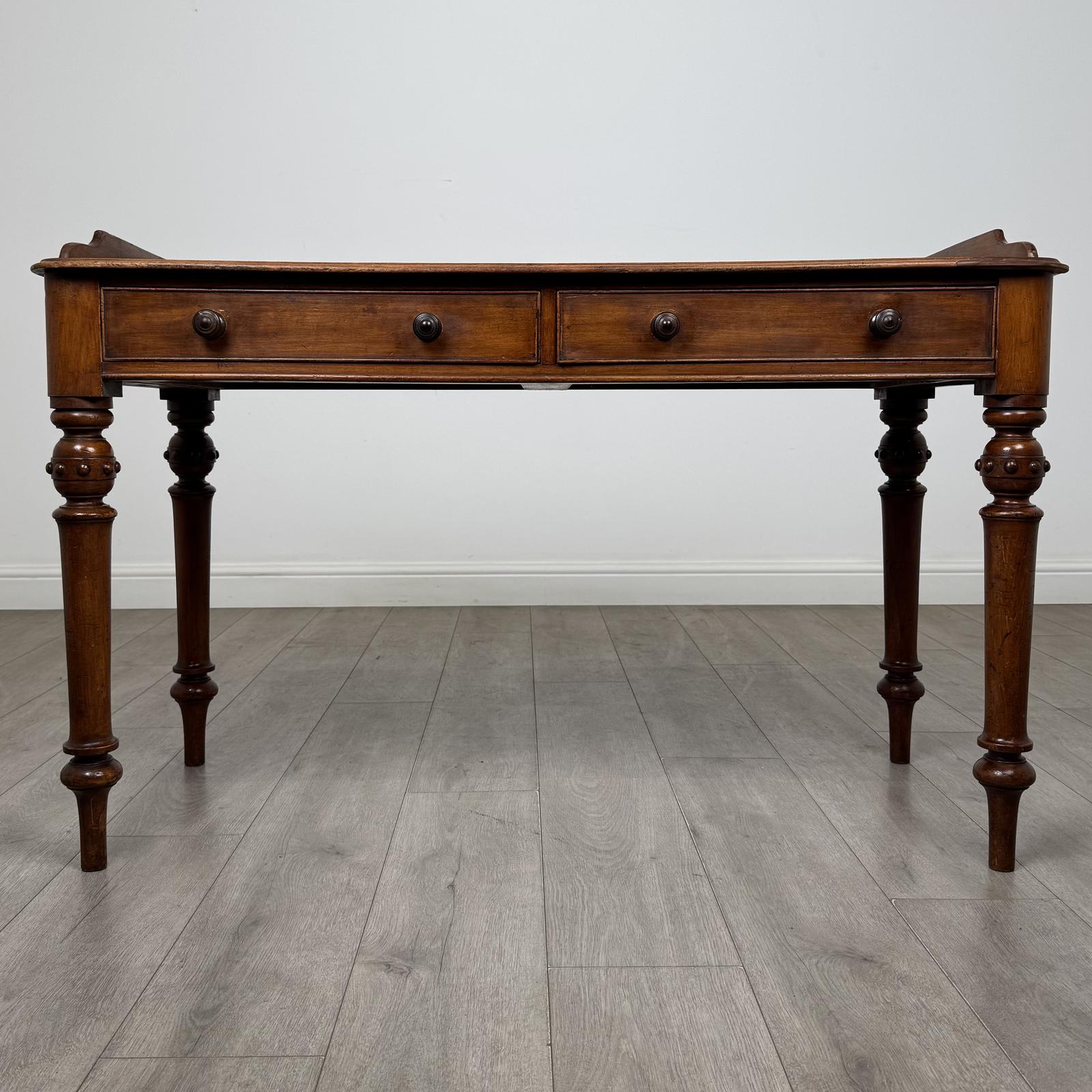 Antique 19th Century Victorian Writing Table in Mahogany (1 of 11) Antique 19th Century Victorian Writing Table in Mahogany (1 of 11)