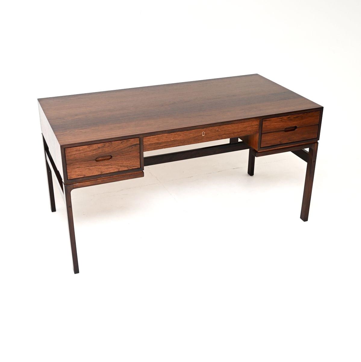 Vintage Danish Rosewood Desk by Arne Wahl Iversen (1 of 10) Vintage Danish Rosewood Desk by Arne Wahl Iversen (1 of 10)