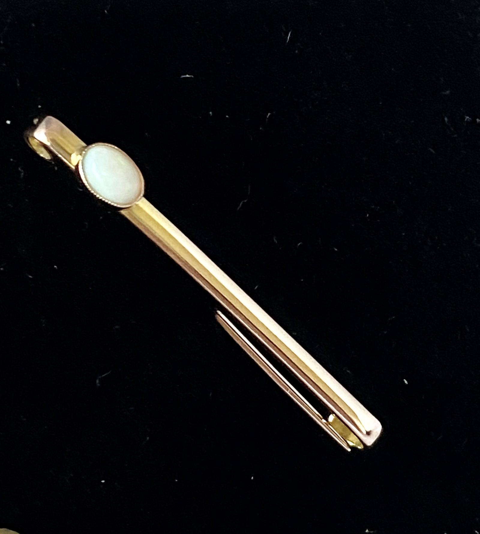 9ct Gold & Opal Stock Pin c.1900 (1 of 6)