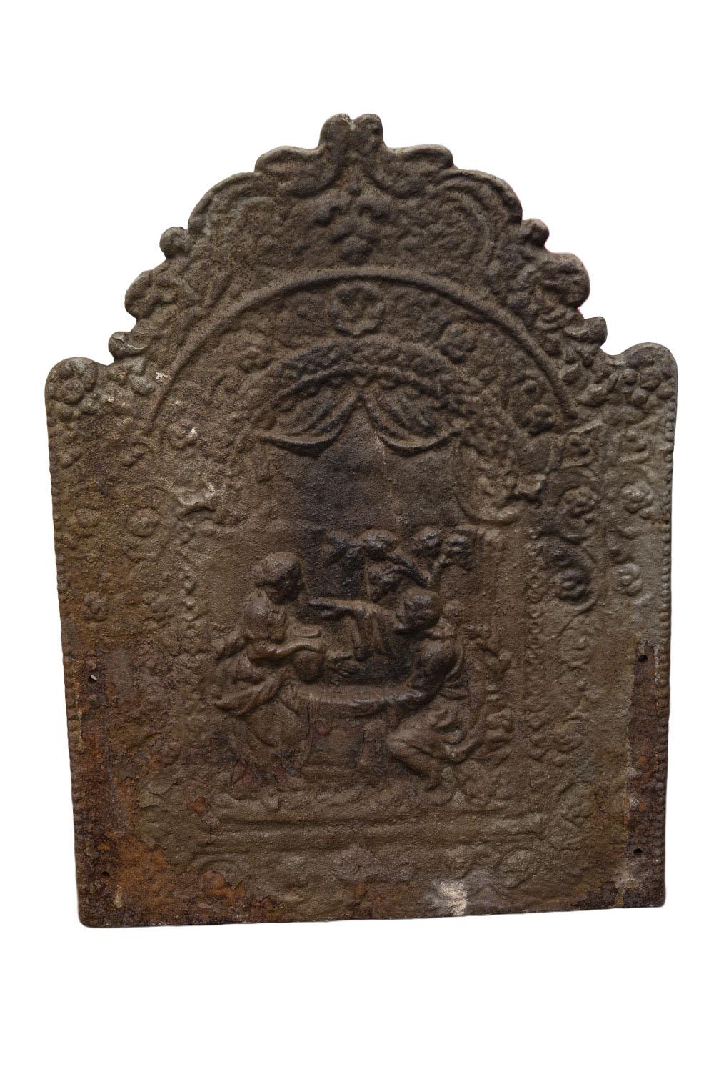 Smaller Size Cast Iron Fireback (1 of 1) Smaller Size Cast Iron Fireback (1 of 1)