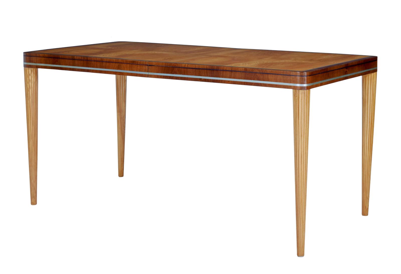 Swedish 20th Century Elm Desk by Carl Bergsten (1 of 7)
