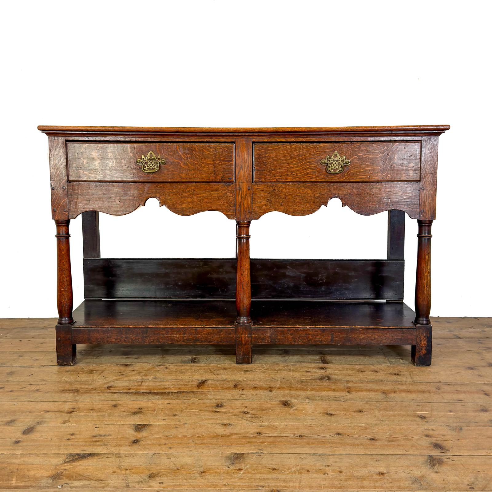 Antique Small Welsh Oak Dresser Base (1 of 8) Antique Small Welsh Oak Dresser Base (1 of 8)