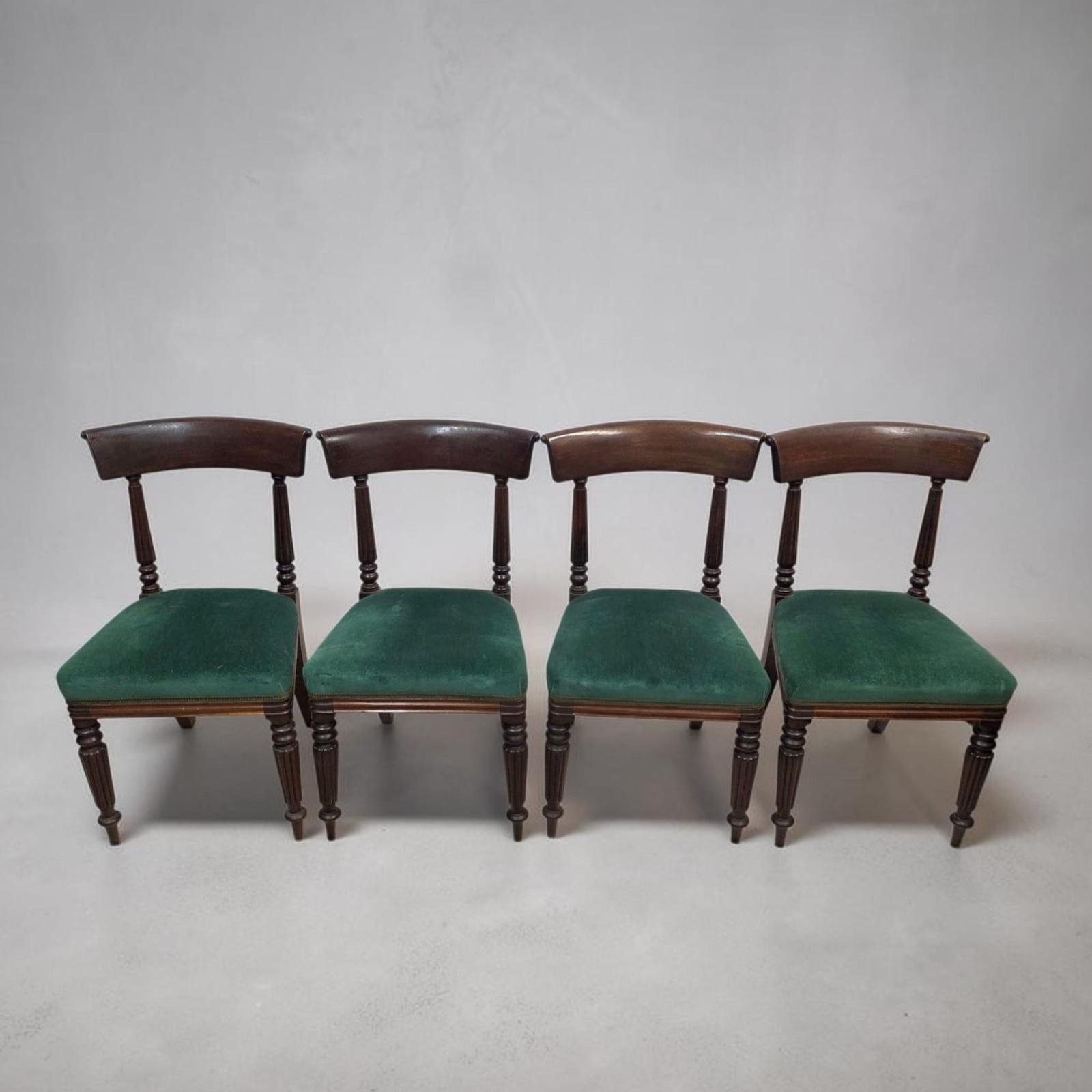 Antique Victorian Mahogany Dining Chairs / Set of Four / C1860 (1 of 12) Antique Victorian Mahogany Dining Chairs / Set of Four / C1860 (1 of 12)
