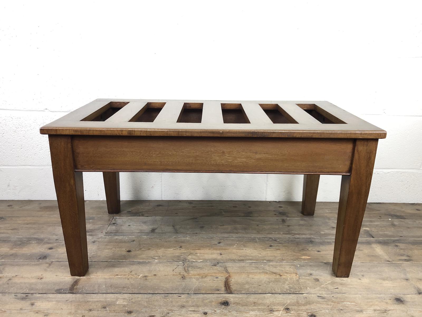 Vintage Mahogany Luggage Stand (1 of 9) Vintage Mahogany Luggage Stand (1 of 9)