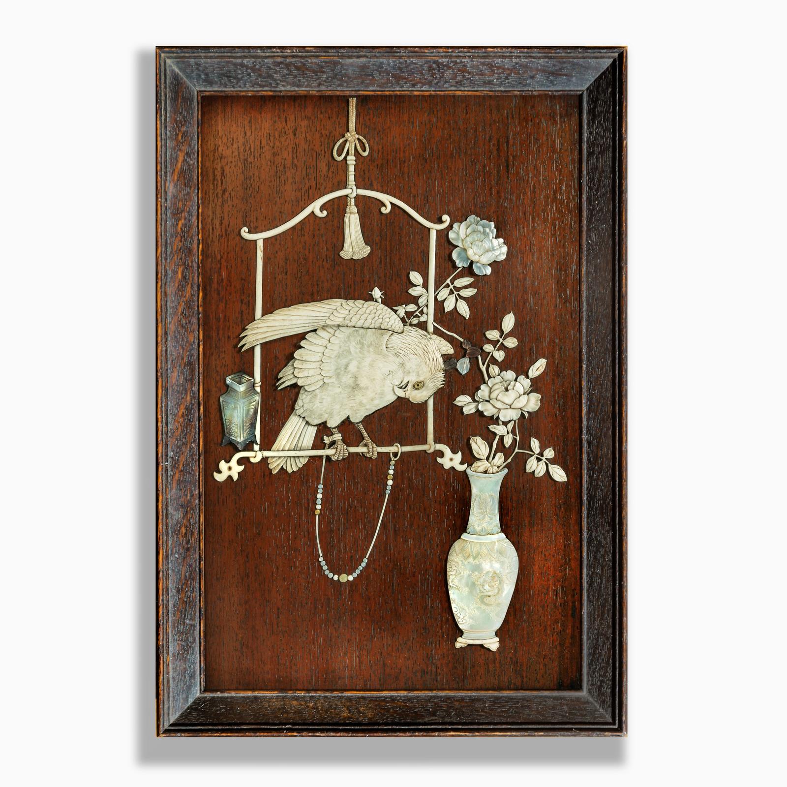 Shibayama Wooden Panel (1 of 2) Shibayama Wooden Panel (1 of 2)