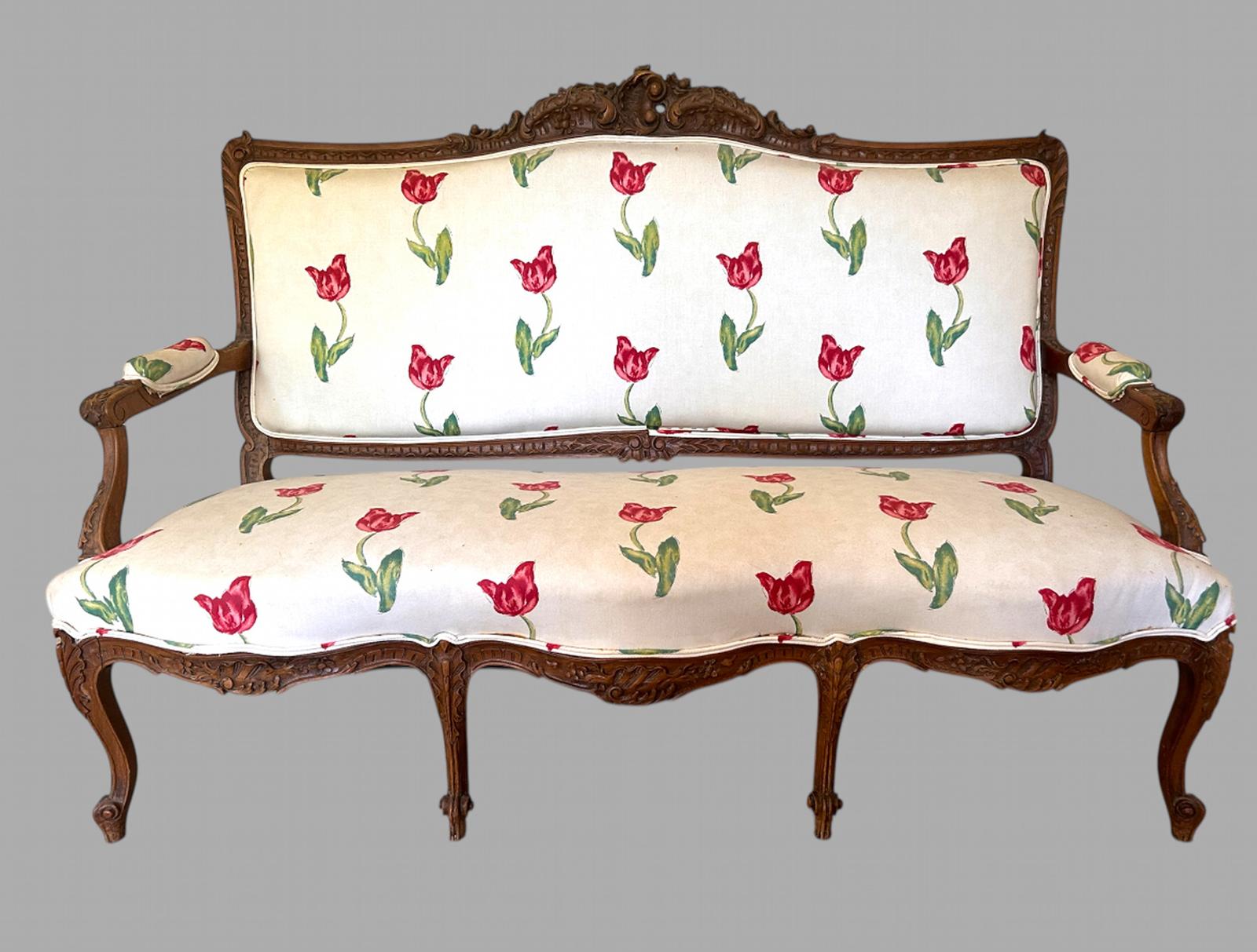 Attractive French Early 20th Century Canapé (1 of 9)