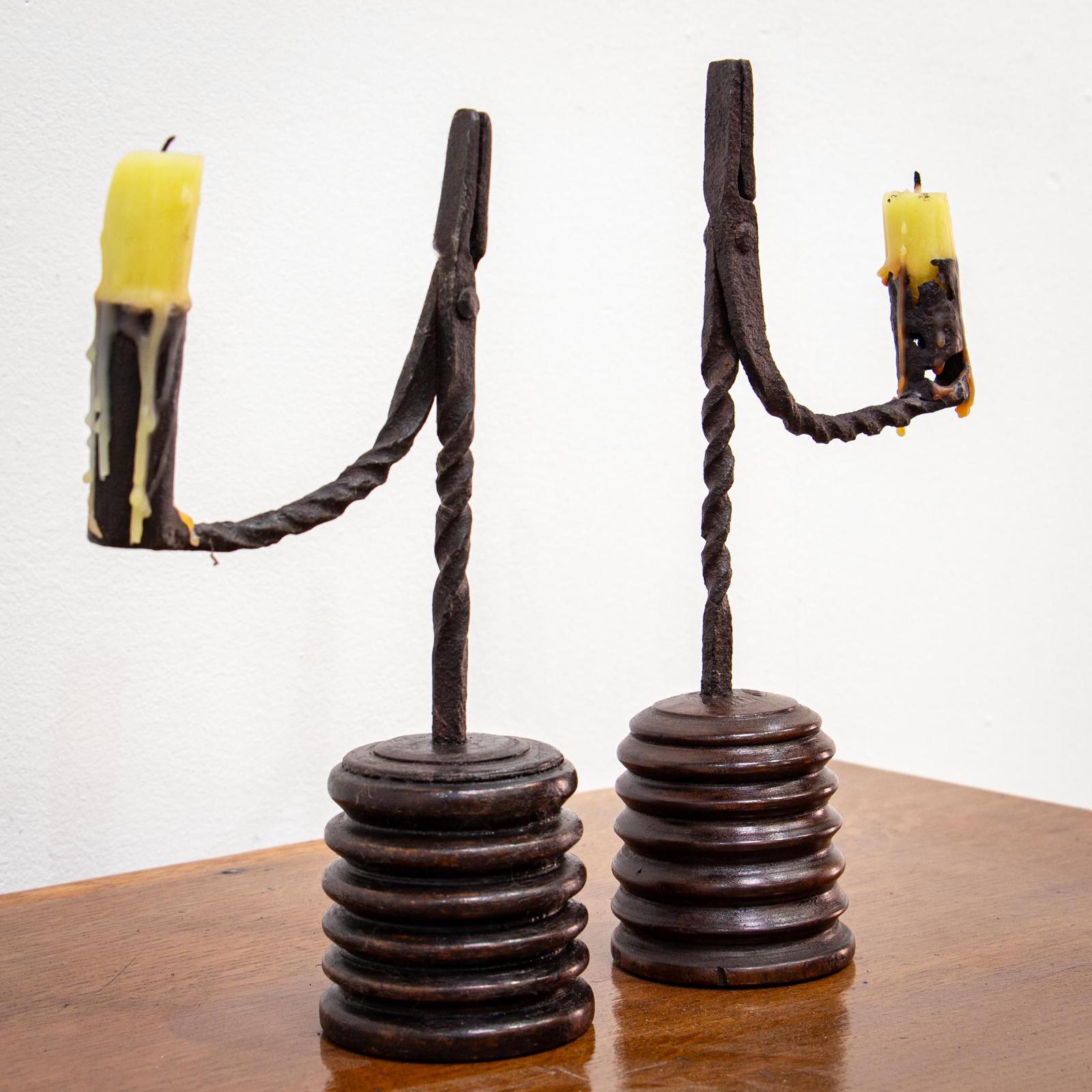 Matched Pair of Early 19th Century Rushlights (1 of 5) Matched Pair of Early 19th Century Rushlights (1 of 5)