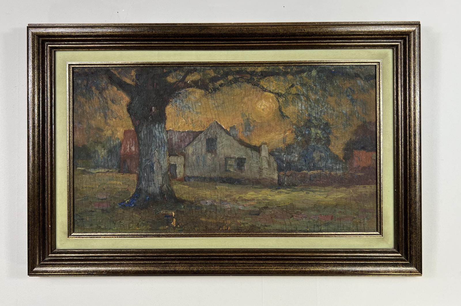 Vintage Oil Painting in Frame (1 of 7)