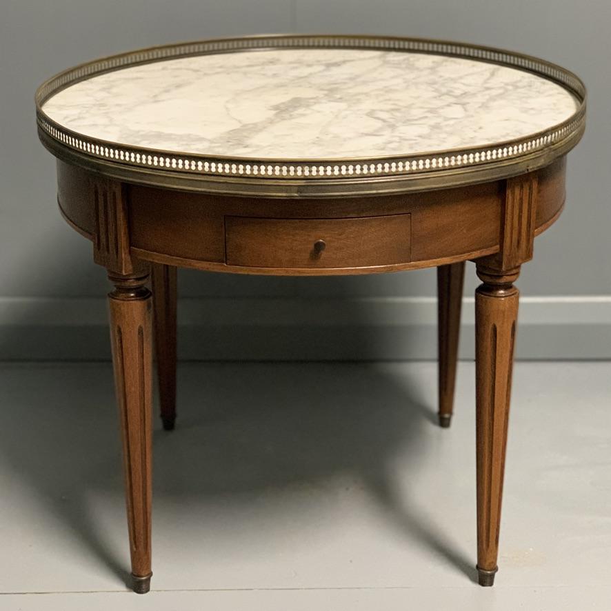 French Marble Top Coffee Table with drawers (1 of 4) French Marble Top Coffee Table with drawers (1 of 4)