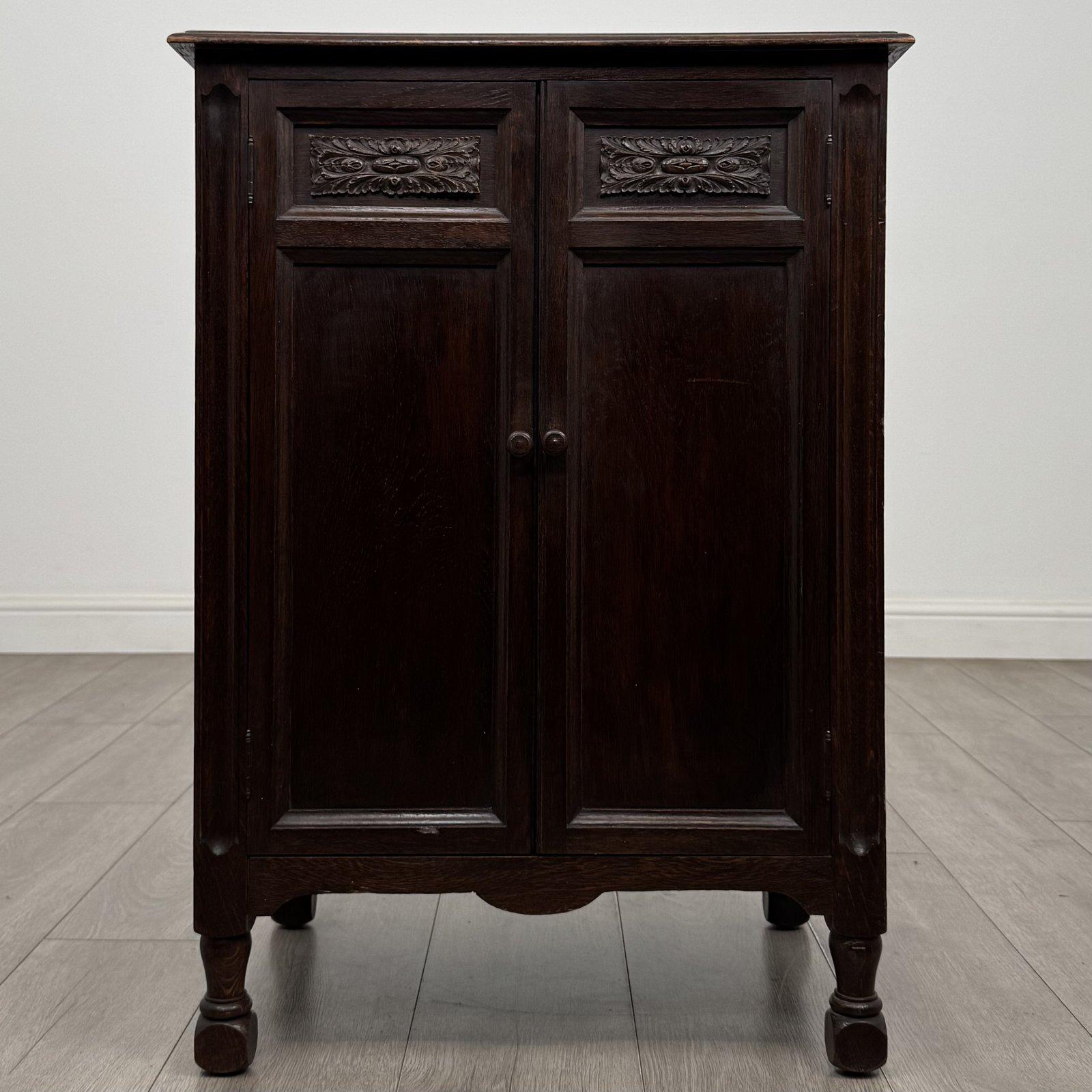 Antique Edwardian Oak Cupboard | Fitted Interior | AF-6645 (1 of 10) Antique Edwardian Oak Cupboard | Fitted Interior | AF-6645 (1 of 10)