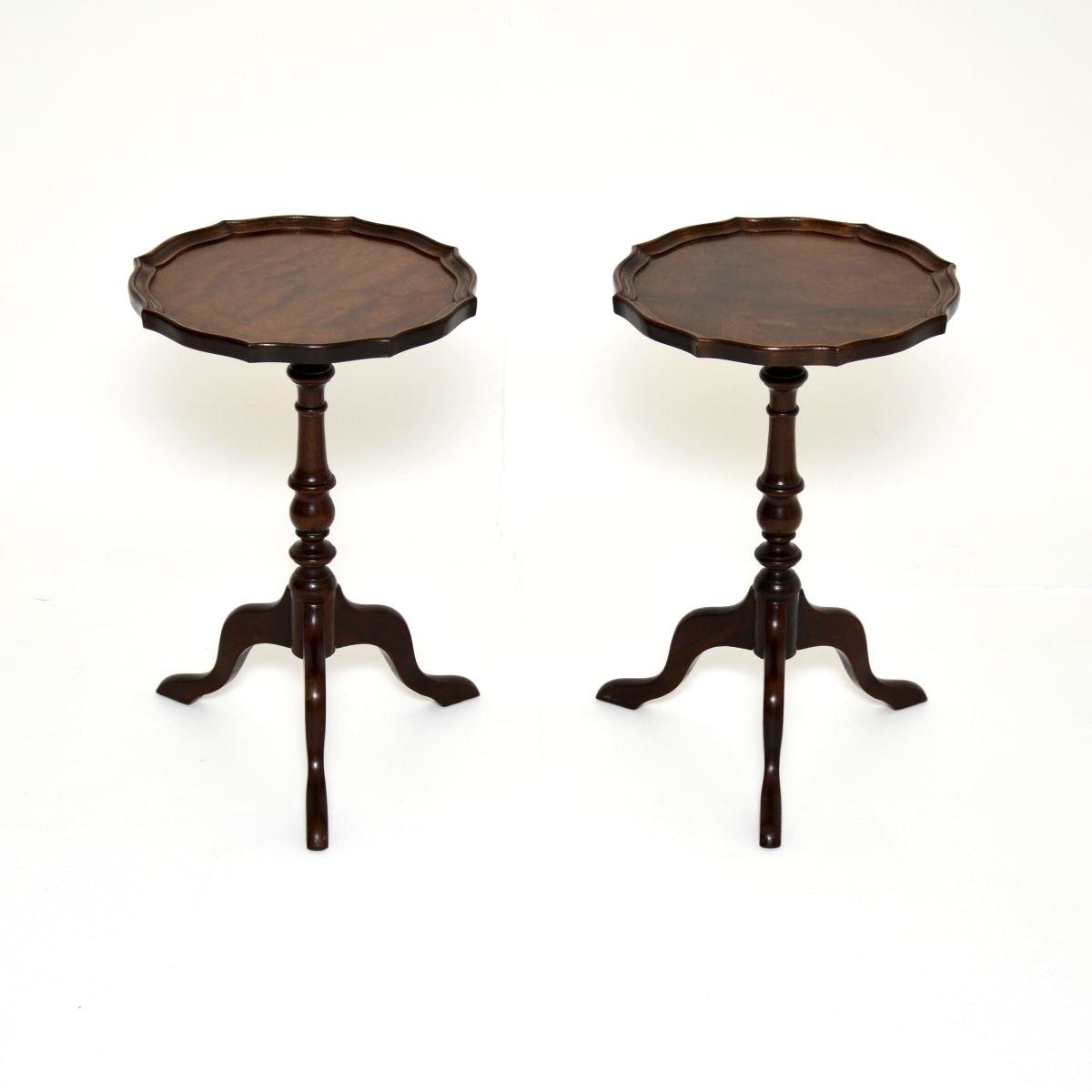 Pair of Mahogany Wine Tables (1 of 6)