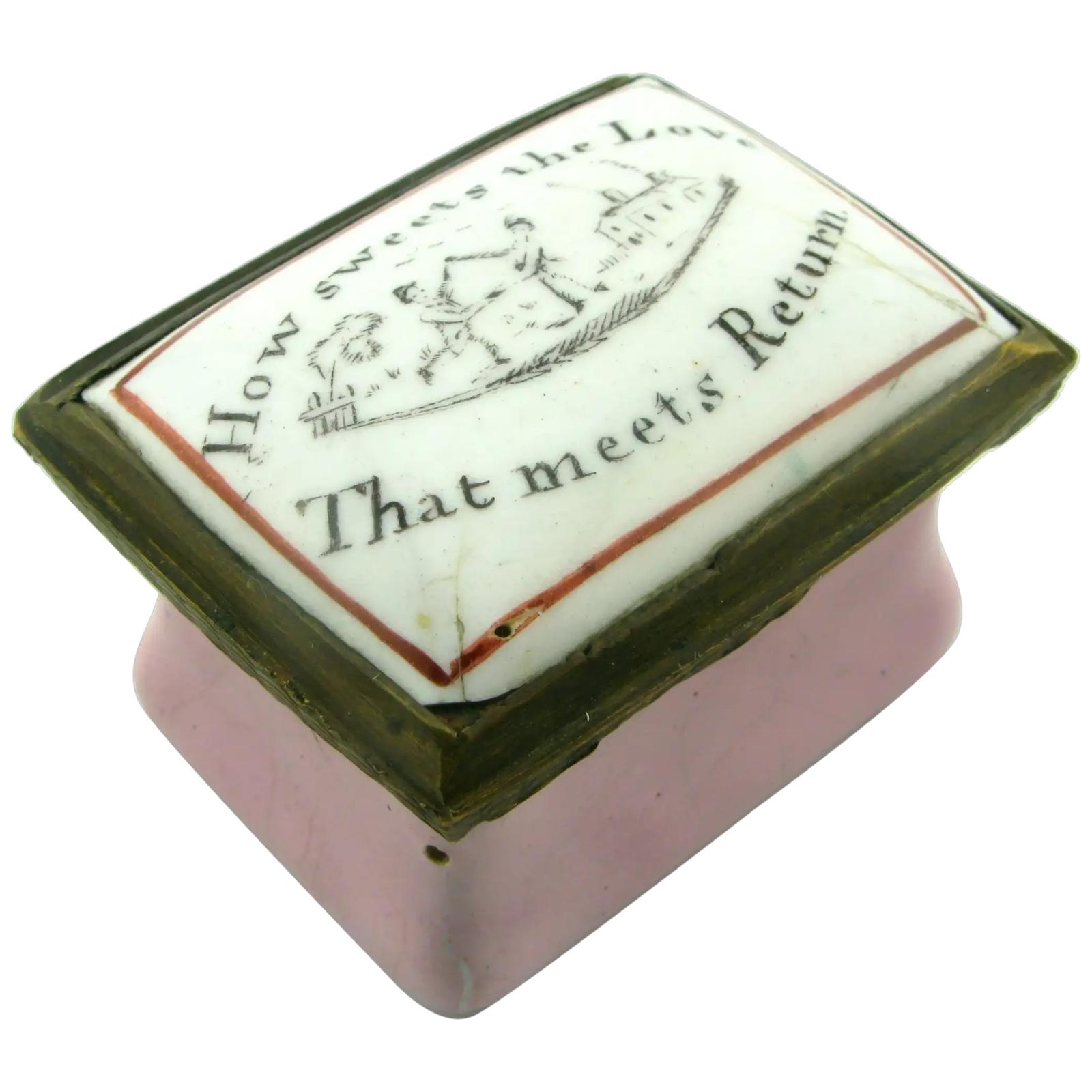 18th Century South Staffordshire Bilston Enamel Patch Box (1 of 10)
