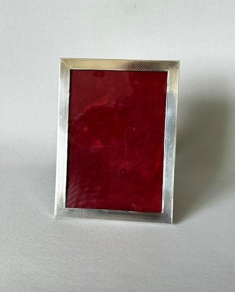 Art Deco Engine Turned Silver Photo Frame (1 of 7) Art Deco Engine Turned Silver Photo Frame (1 of 7)