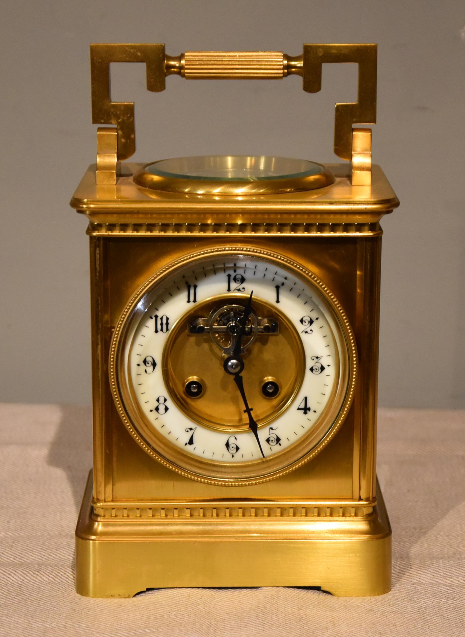 Large French Mantel Clock of Carriage Form (1 of 4) Large French Mantel Clock of Carriage Form (1 of 4)