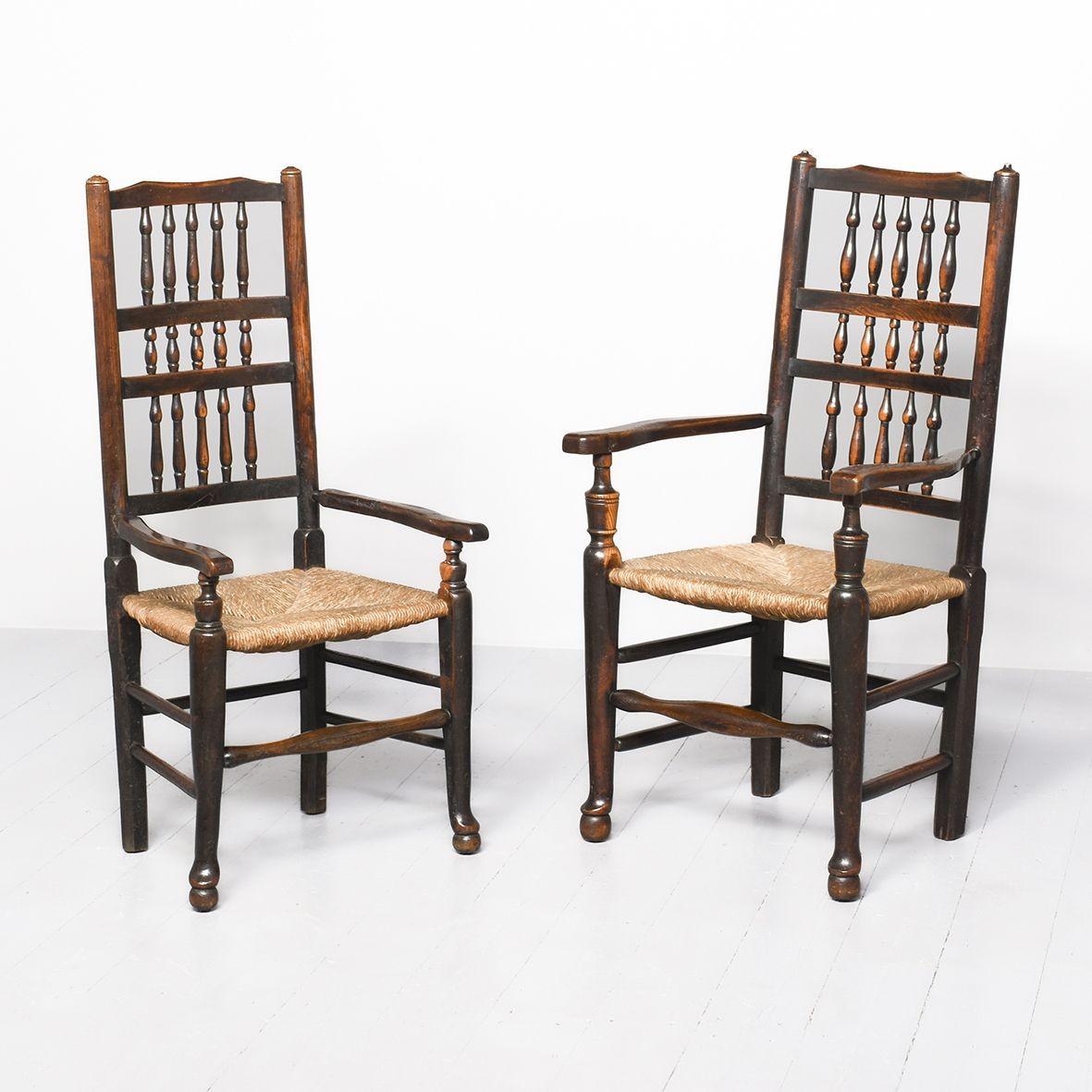 Harlequin Set of Six Victorian Lancashire Spindle Back Dining Chairs (1 of 12) Harlequin Set of Six Victorian Lancashire Spindle Back Dining Chairs (1 of 12)