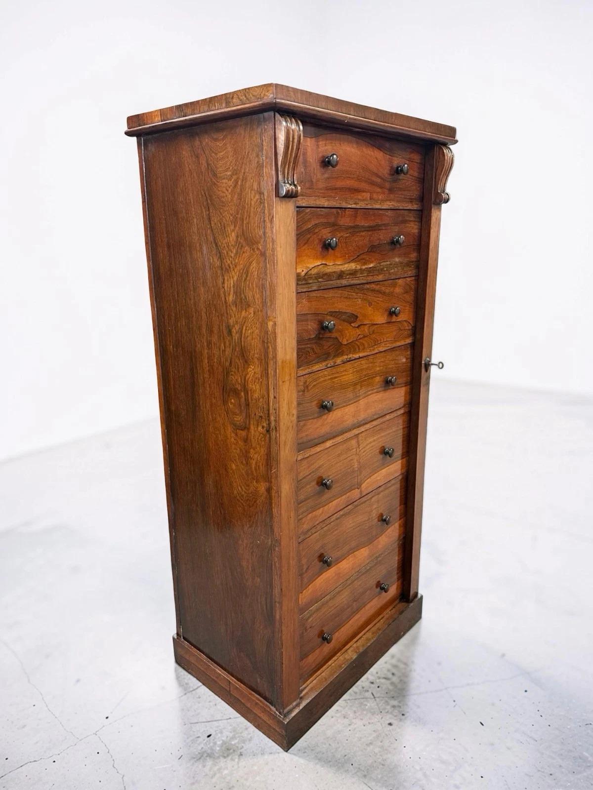 Antique Rosewood Wellington Chest (1 of 10) Antique Rosewood Wellington Chest (1 of 10)