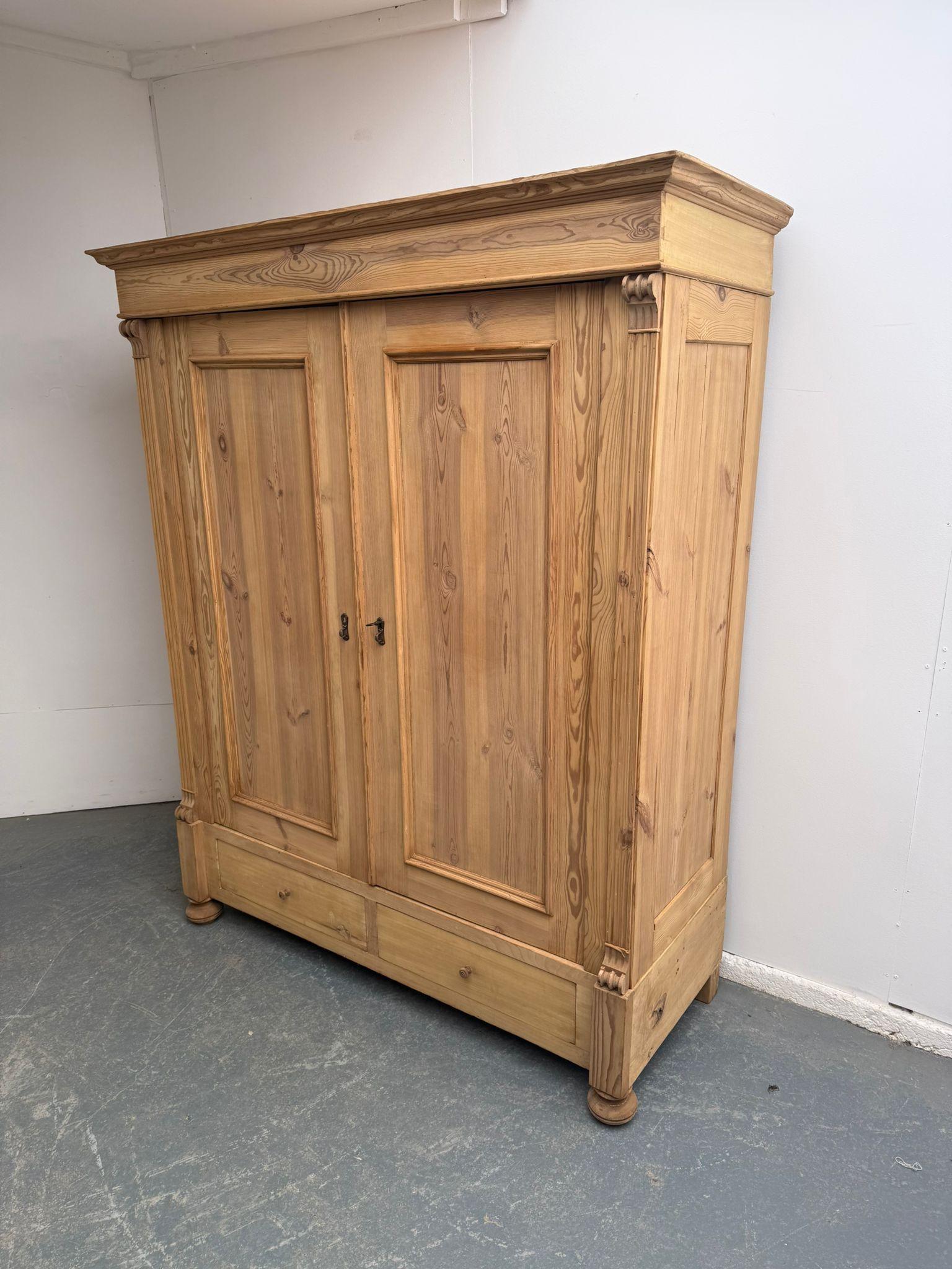 A Superb Victorian Antique / Old Pine Shelved Knockdown Wardrobe to Wax/paint (1 of 11) A Superb Victorian Antique / Old Pine Shelved Knockdown Wardrobe to Wax/paint (1 of 11)