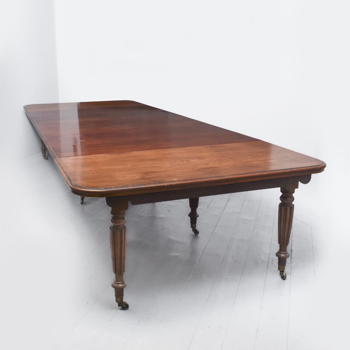 Large Regency Mahogany Dining Table Probably by Gillows (1 of 15)