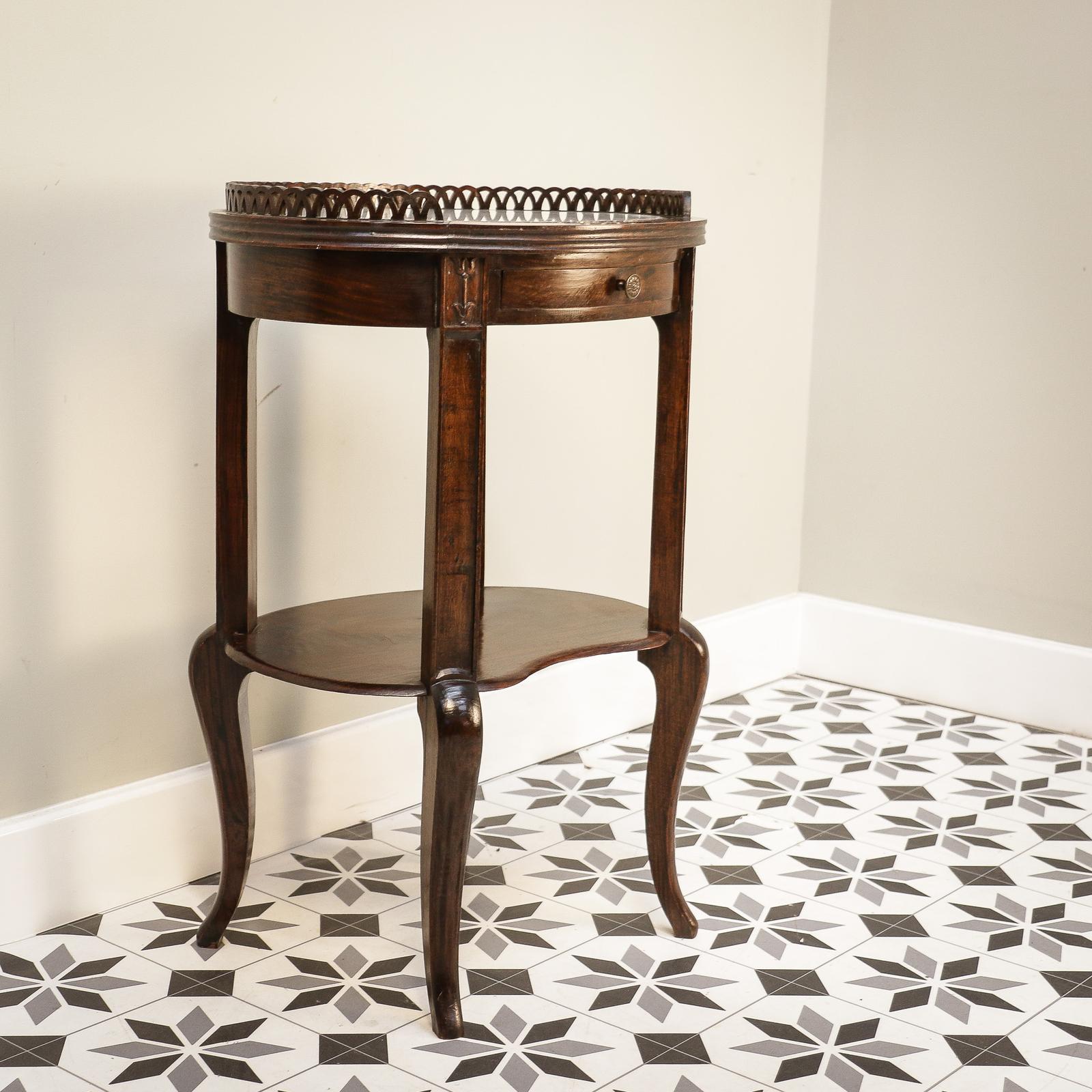 Regency Style Marble Top Side Table Hall Table (1 of 14)