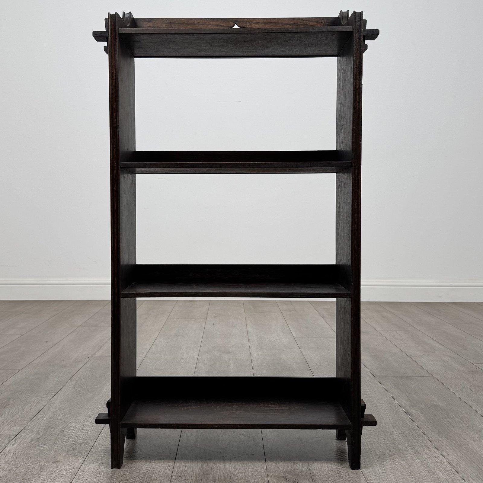 Antique Small Oak Open Bookcase | Raised Gallery | AF-6419 (1 of 10) Antique Small Oak Open Bookcase | Raised Gallery | AF-6419 (1 of 10)
