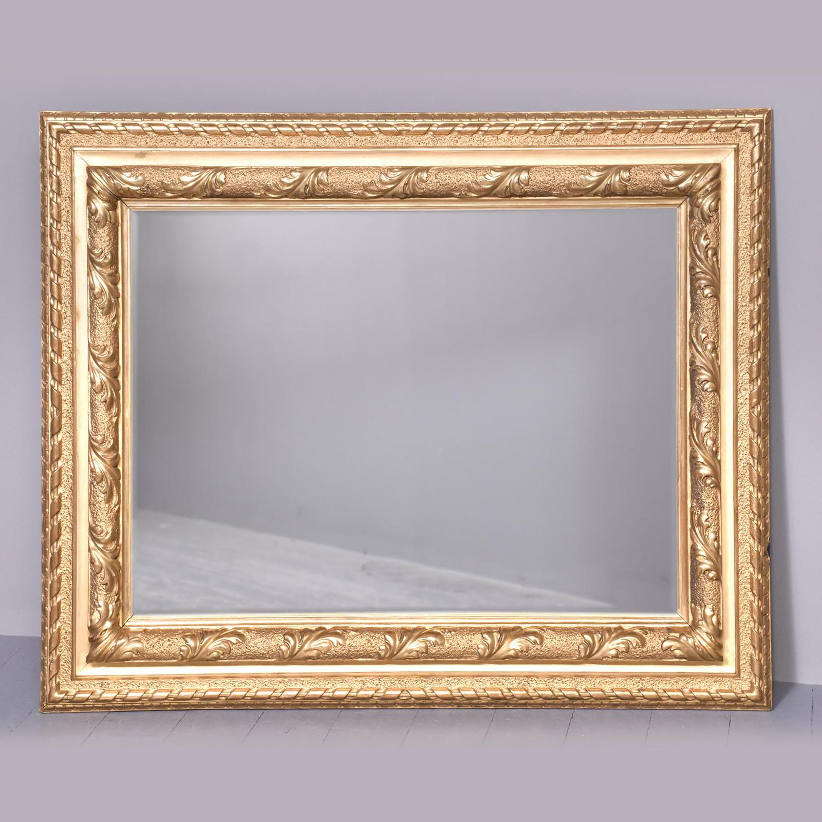 Victorian Carved Giltwood Rectangular Wall Mirror (1 of 6) Victorian Carved Giltwood Rectangular Wall Mirror (1 of 6)