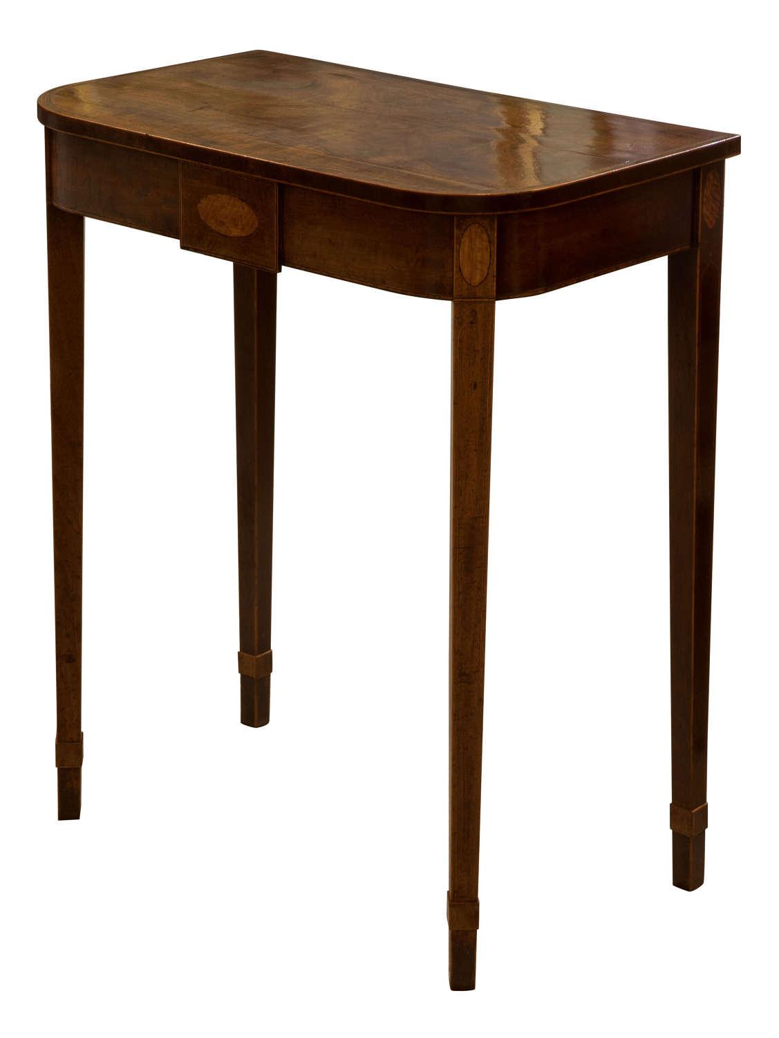 George III Mahogany & Satinwood Inlaid Dwarf Side On Console Table (1 of 6) George III Mahogany & Satinwood Inlaid Dwarf Side On Console Table (1 of 6)