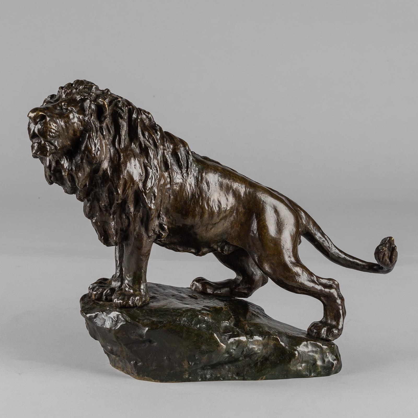 19th Century French Bronze Sculpture of Standing Lion (1 of 8)