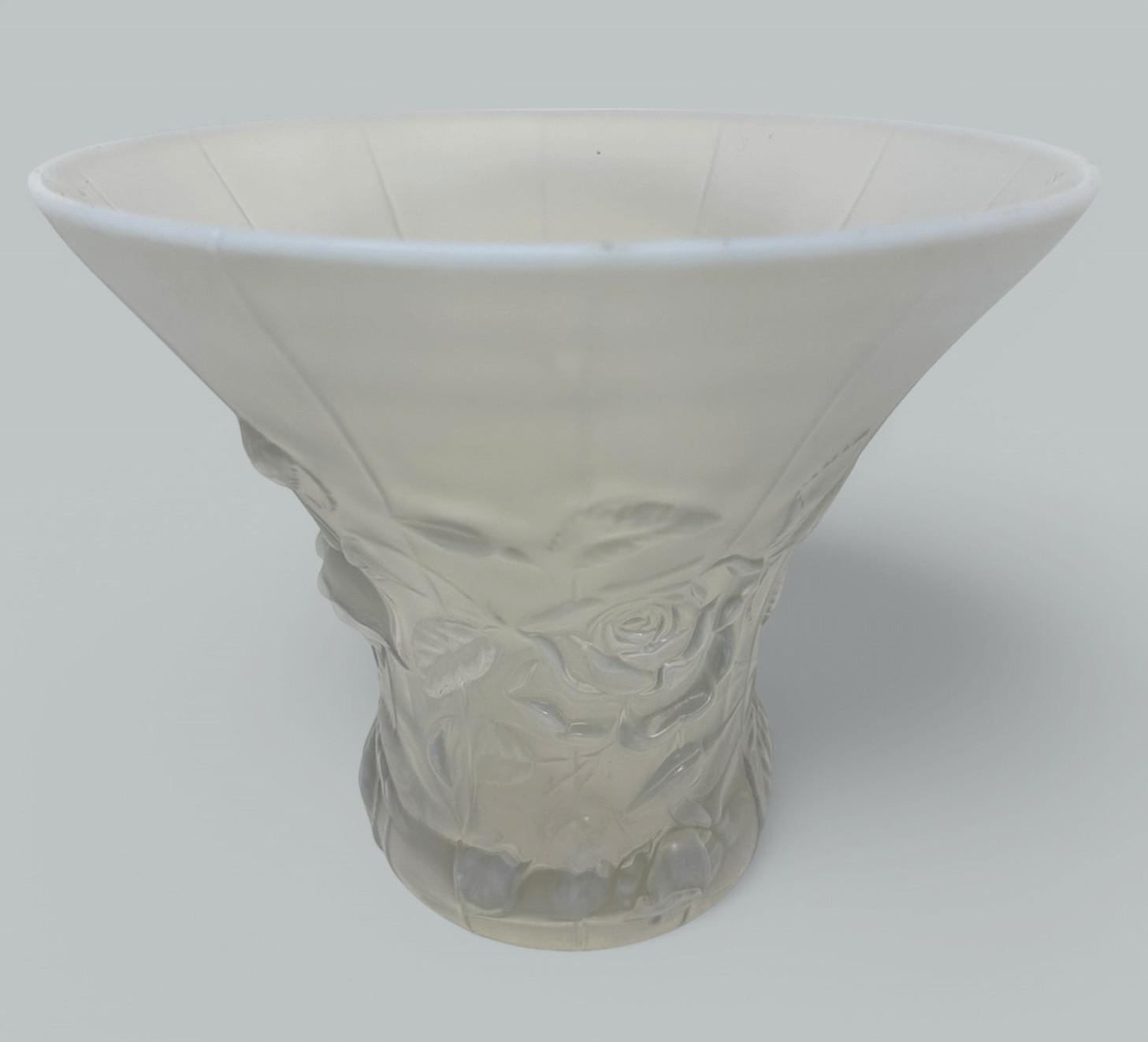 Antique Rene Lalique Style Barolac Art Deco Opalescent Bowl Centerpiece 1930s (1 of 11)