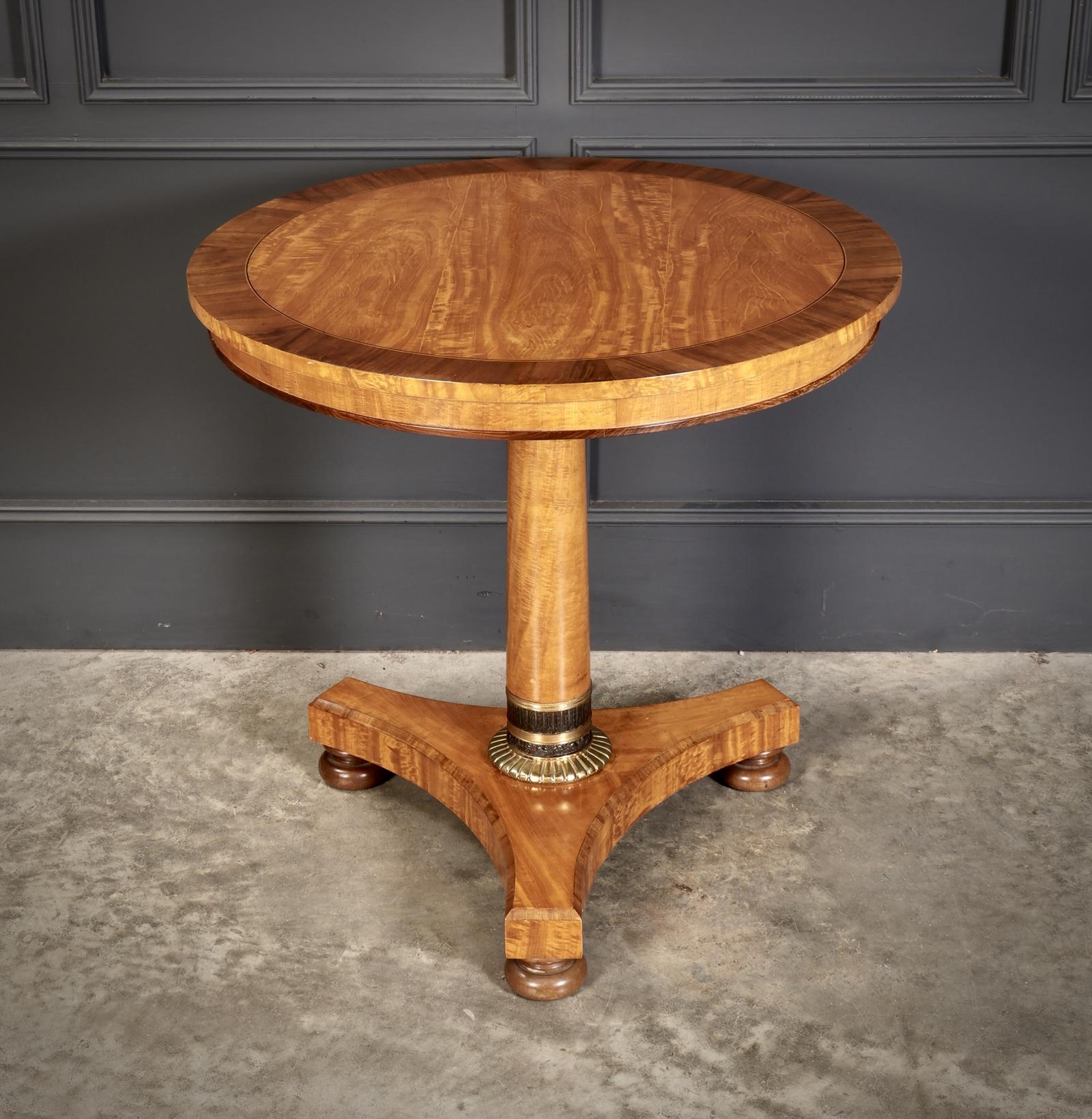 Satinwood & Walnut Round Occasional Table (1 of 8) Satinwood & Walnut Round Occasional Table (1 of 8)