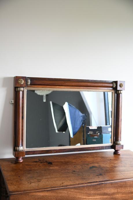 Antique Rosewood Gilt Overmantle Mirror (1 of 11)