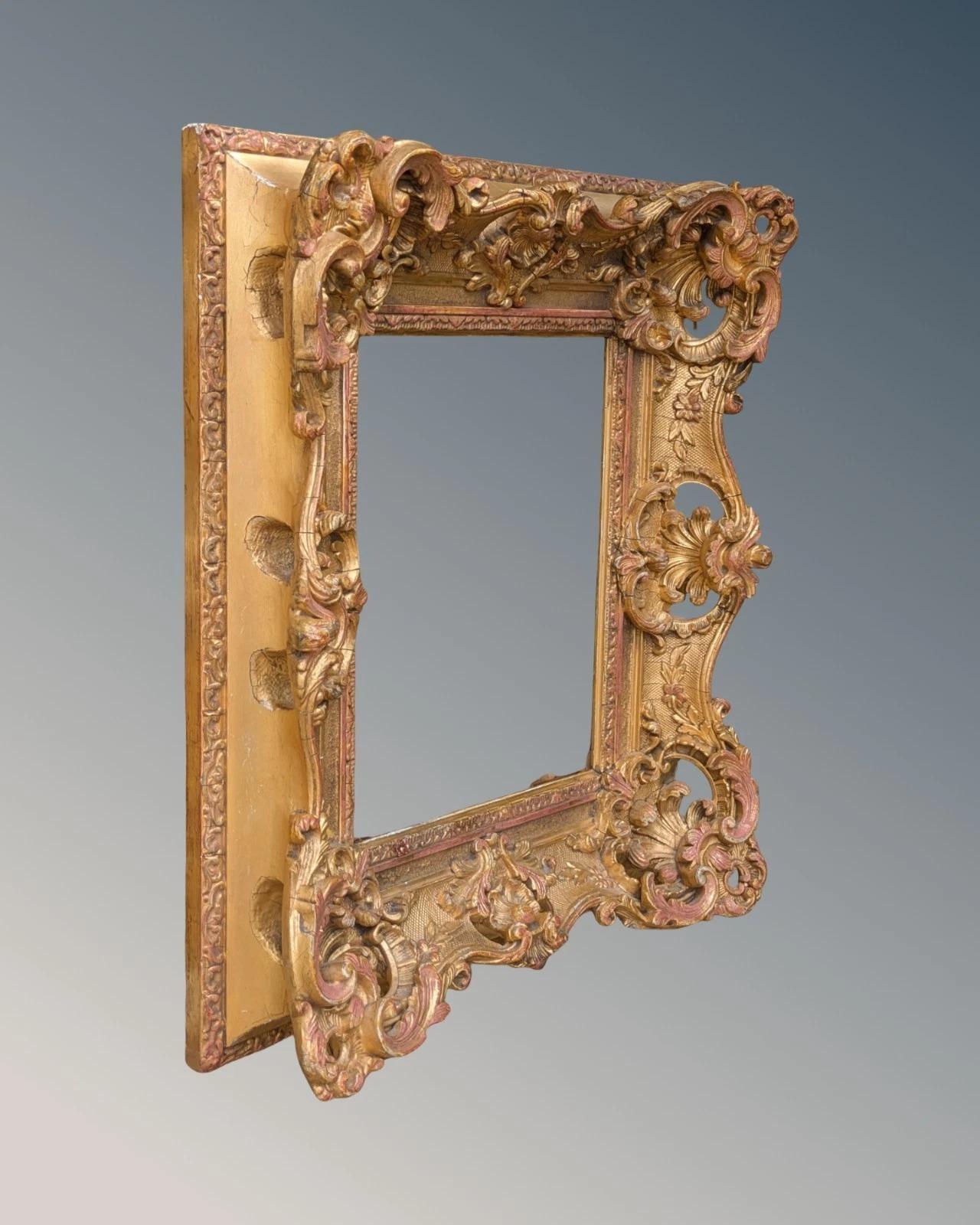 Outstanding Antique Giltwood Picture Frame (1 of 9)