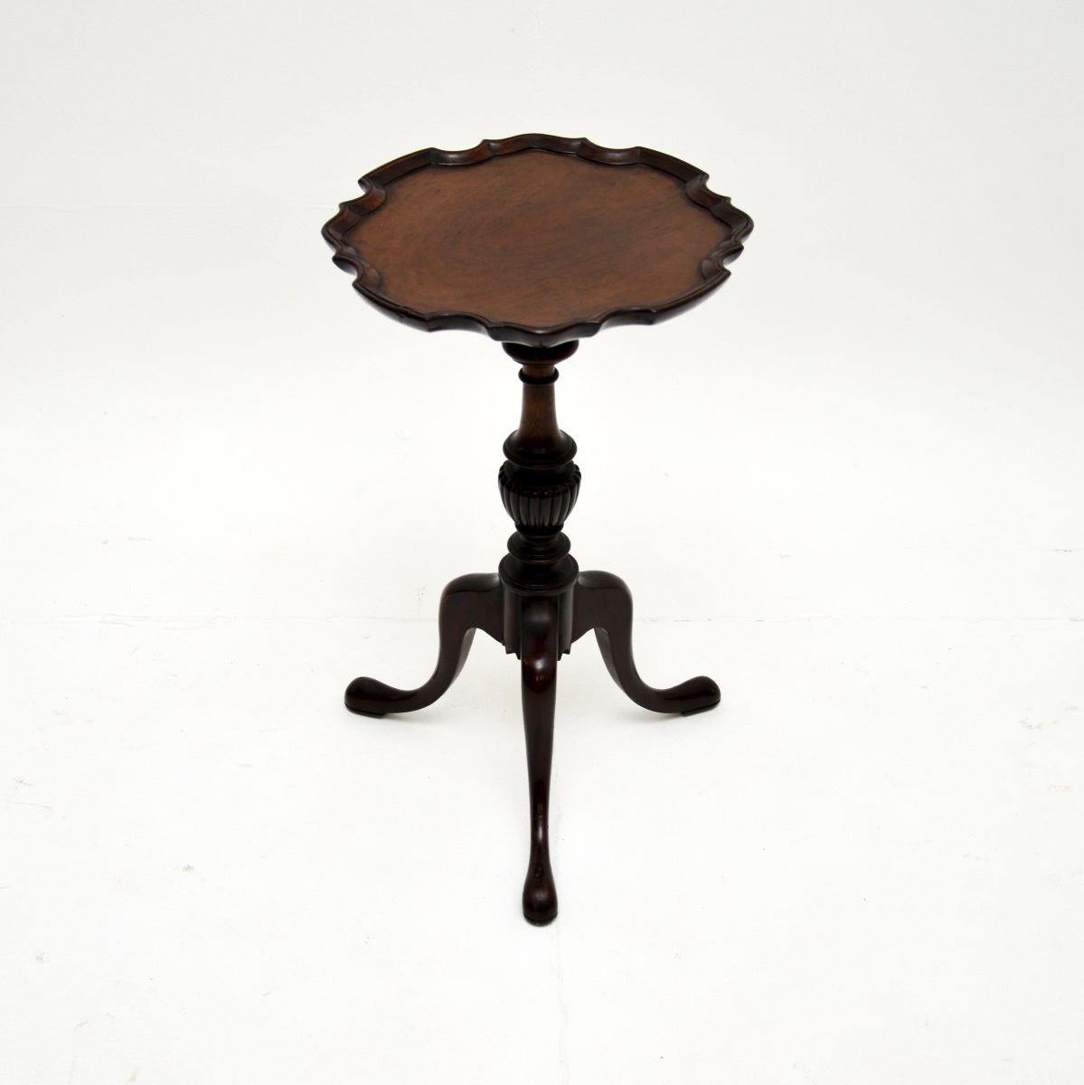 Antique Georgian Style Mahogany Wine Table (1 of 5)