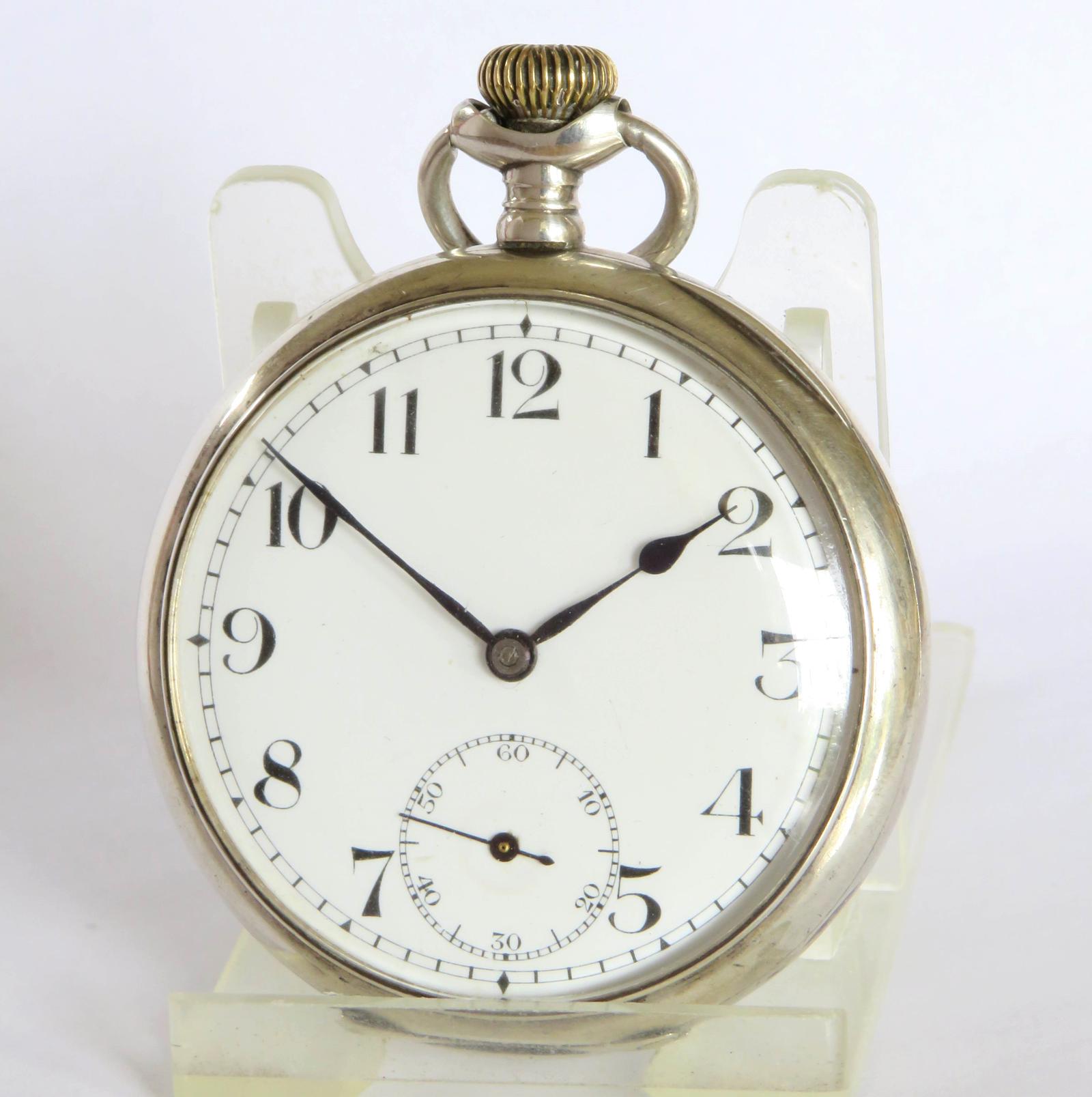 Pocket Watch: Antique Silver Pocket Watch, Oddfellows 1918 (1 of 6)