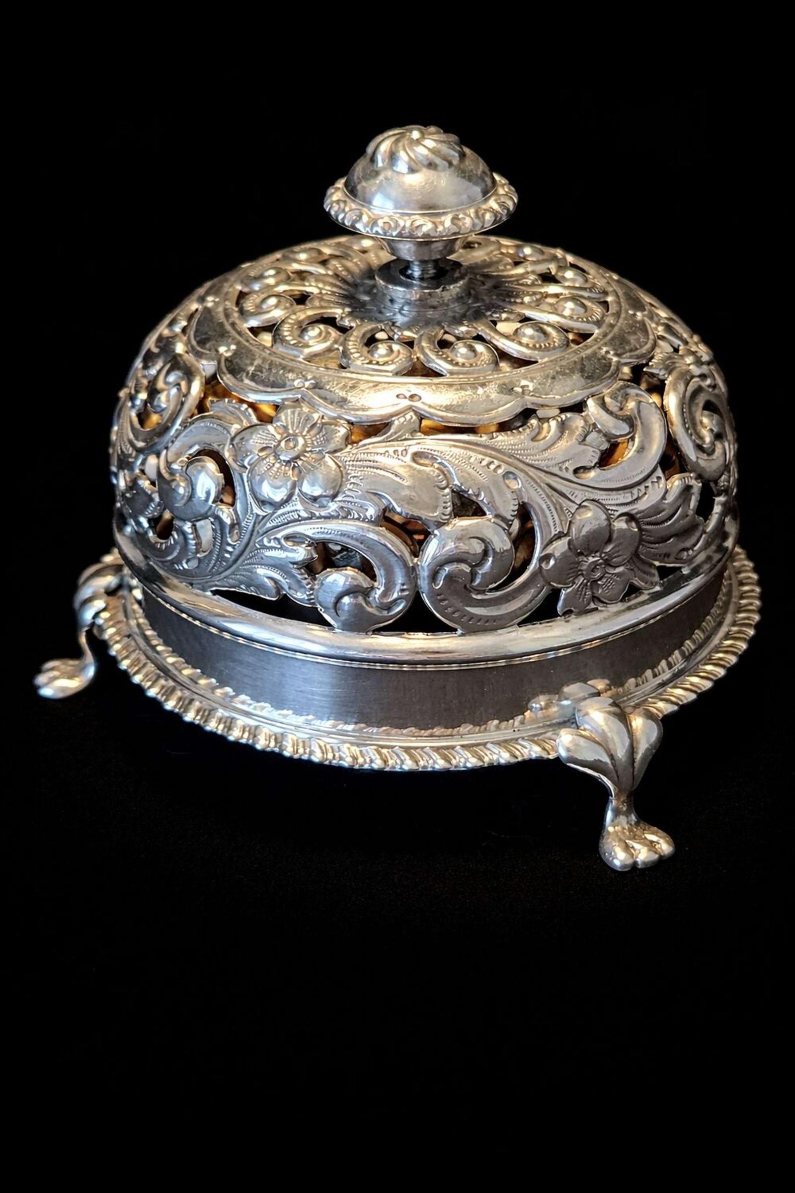 Antique Solid Silver Desk Bell Birmingham 1908 (1 of 6) Antique Solid Silver Desk Bell Birmingham 1908 (1 of 6)