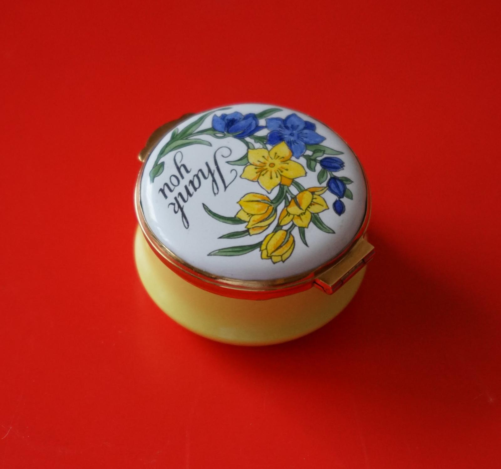 Crummies Hand Painted Floral Pill Box (1 of 11)