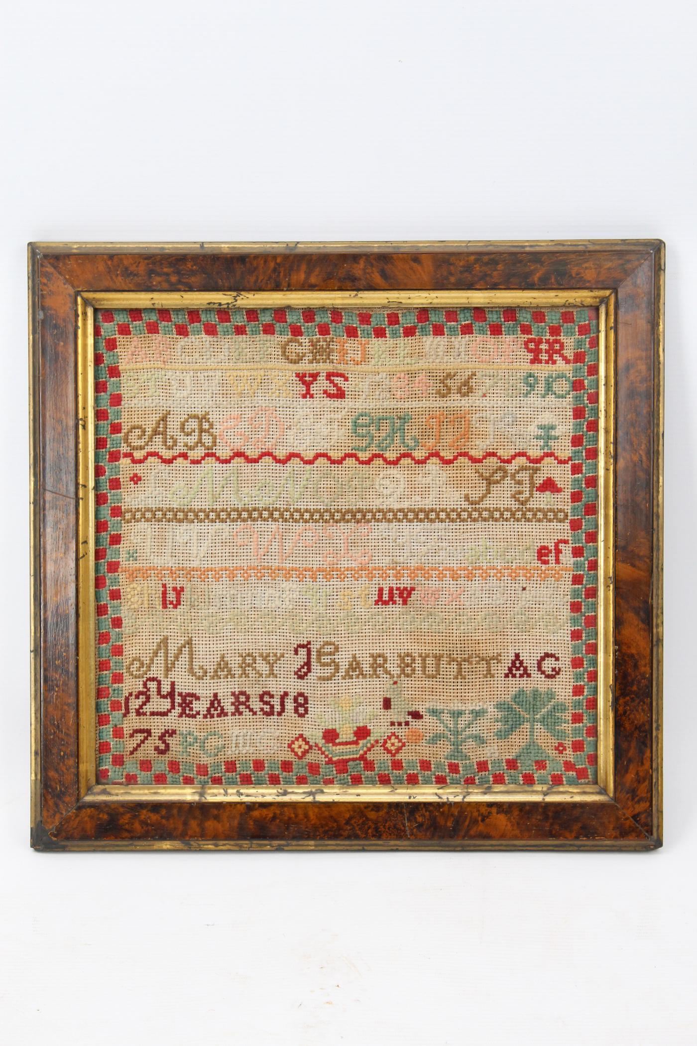 Victorian Needlework Sampler (1 of 13) Victorian Needlework Sampler (1 of 13)