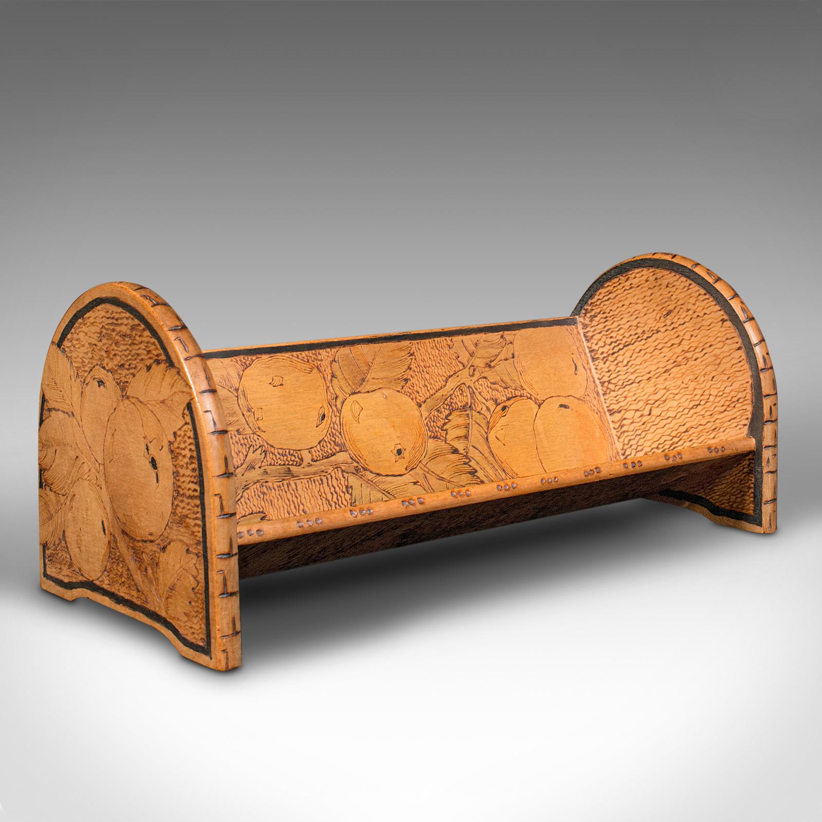 Small Antique Novel Rest, English, Apple Wood, Book Trough, Pokerwork, Victorian (1 of 10) Small Antique Novel Rest, English, Apple Wood, Book Trough, Pokerwork, Victorian (1 of 10)