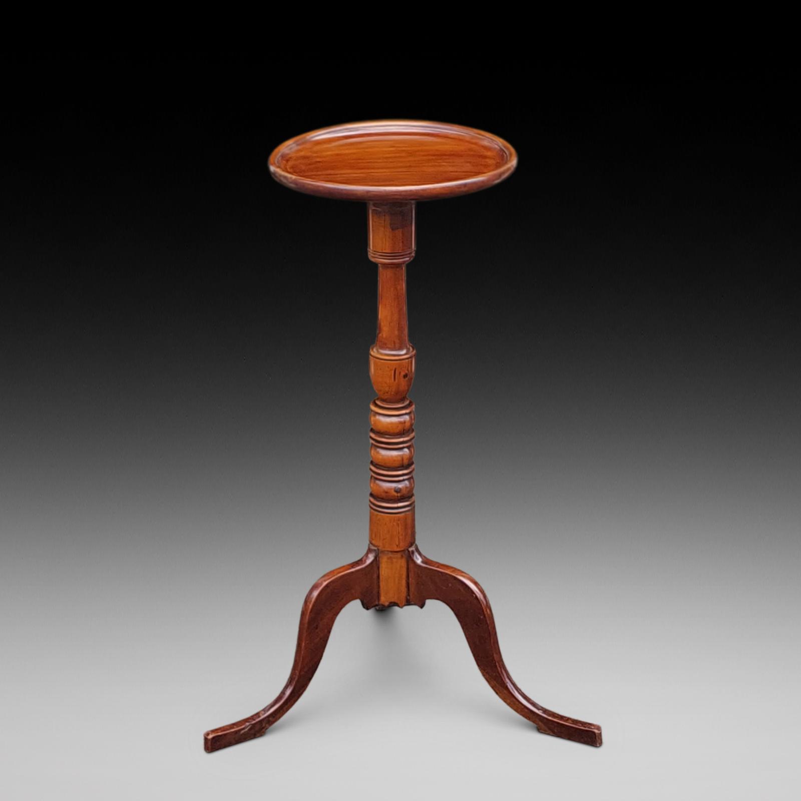 George III Mahogany Candle Stand Occasional Table (1 of 9) George III Mahogany Candle Stand Occasional Table (1 of 9)
