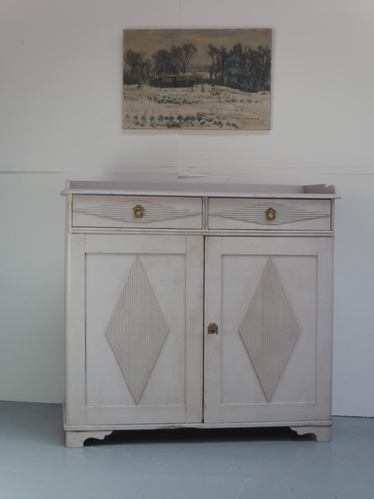 19th Century Scandinavian Painted Cupboard (1 of 15) 19th Century Scandinavian Painted Cupboard (1 of 15)
