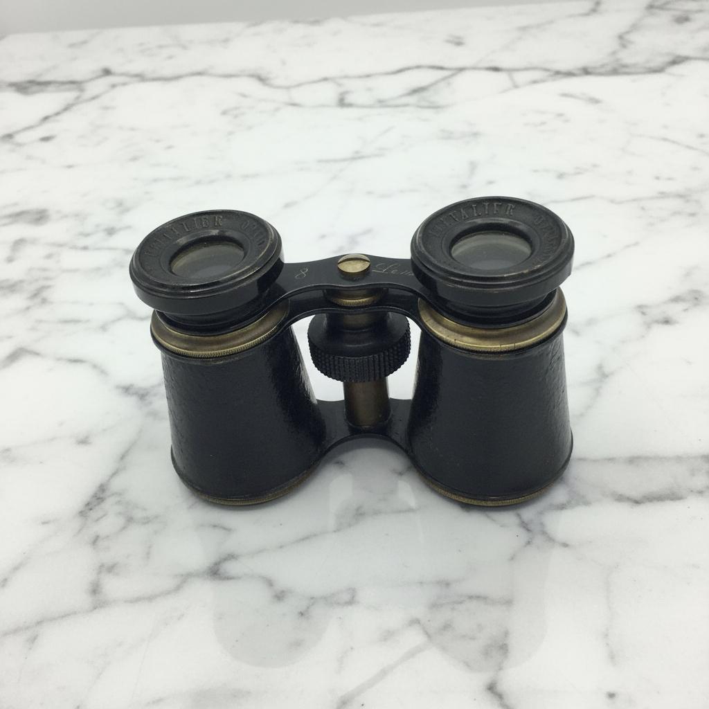 Antique Mens Small Binoculars, Chevalier Paris (1 of 5) Antique Mens Small Binoculars, Chevalier Paris (1 of 5)
