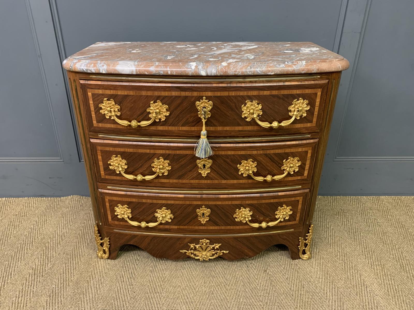 French Kingwood Marble Topped Commode (1 of 14)