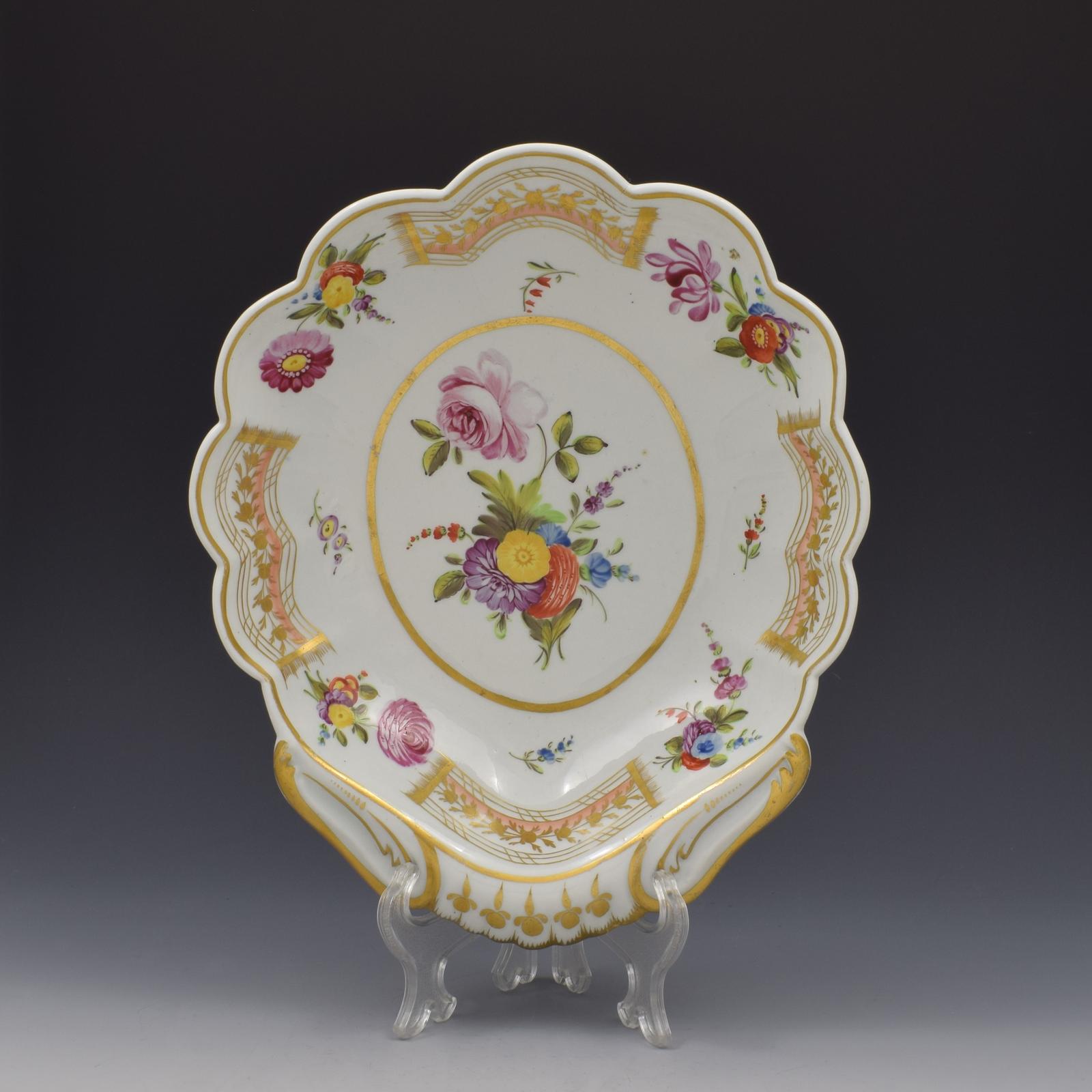 Spode Regency Bone China Porcelain Shell Shape Dessert Dish c.1820 (1 of 7)