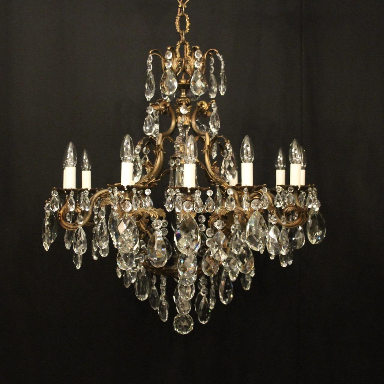French Gilded Bronze Birdcage Chandelier (1 of 10)